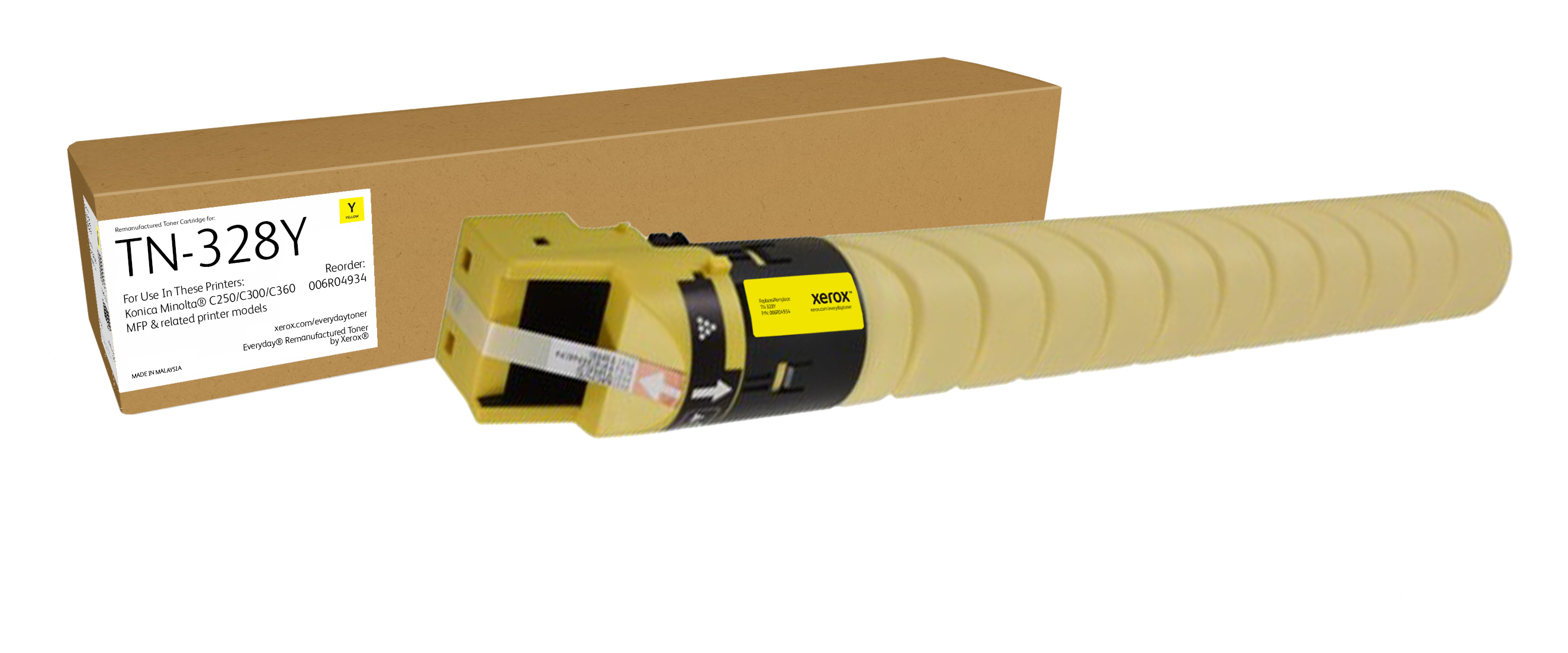 Xerox Toner Everyday Remanufactured Konica TN-328Y Yellow
