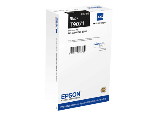 Epson T9071 Sort 10000 sider Blæk