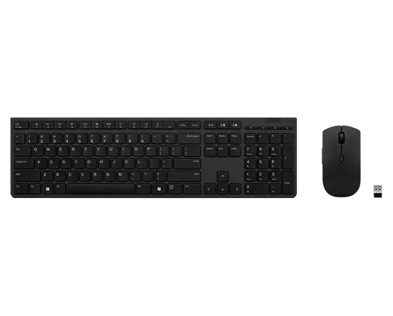 Lenovo Wireless Slim Combo Keyboard and Mouse, GB (Bulk)