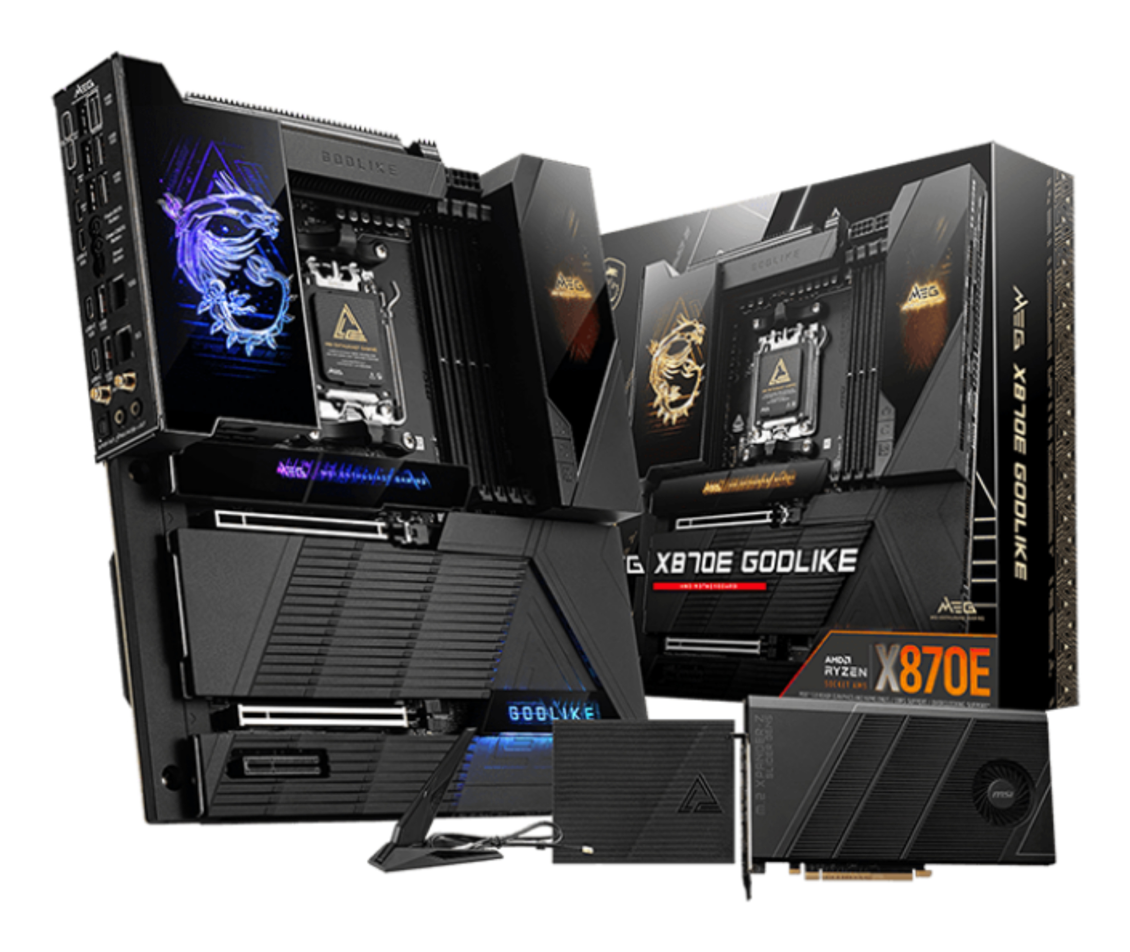 MSI MEG X870E GODLIKE Udvidet ATX Socket AM5 AMD X870E