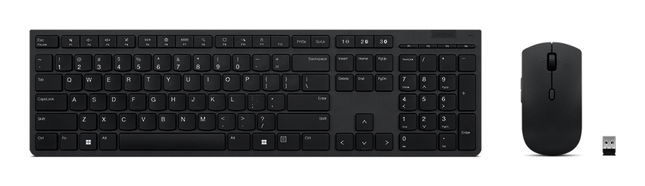 Lenovo Wireless Slim Combo Keyboard + Mouse, DE (Bulk)