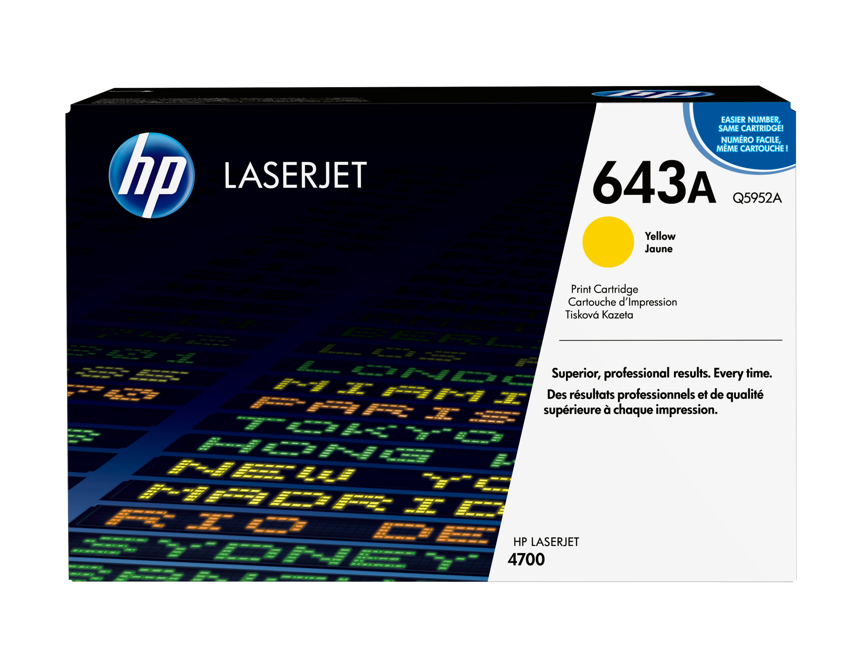 HP 643A - gul - original - LaserJet -
