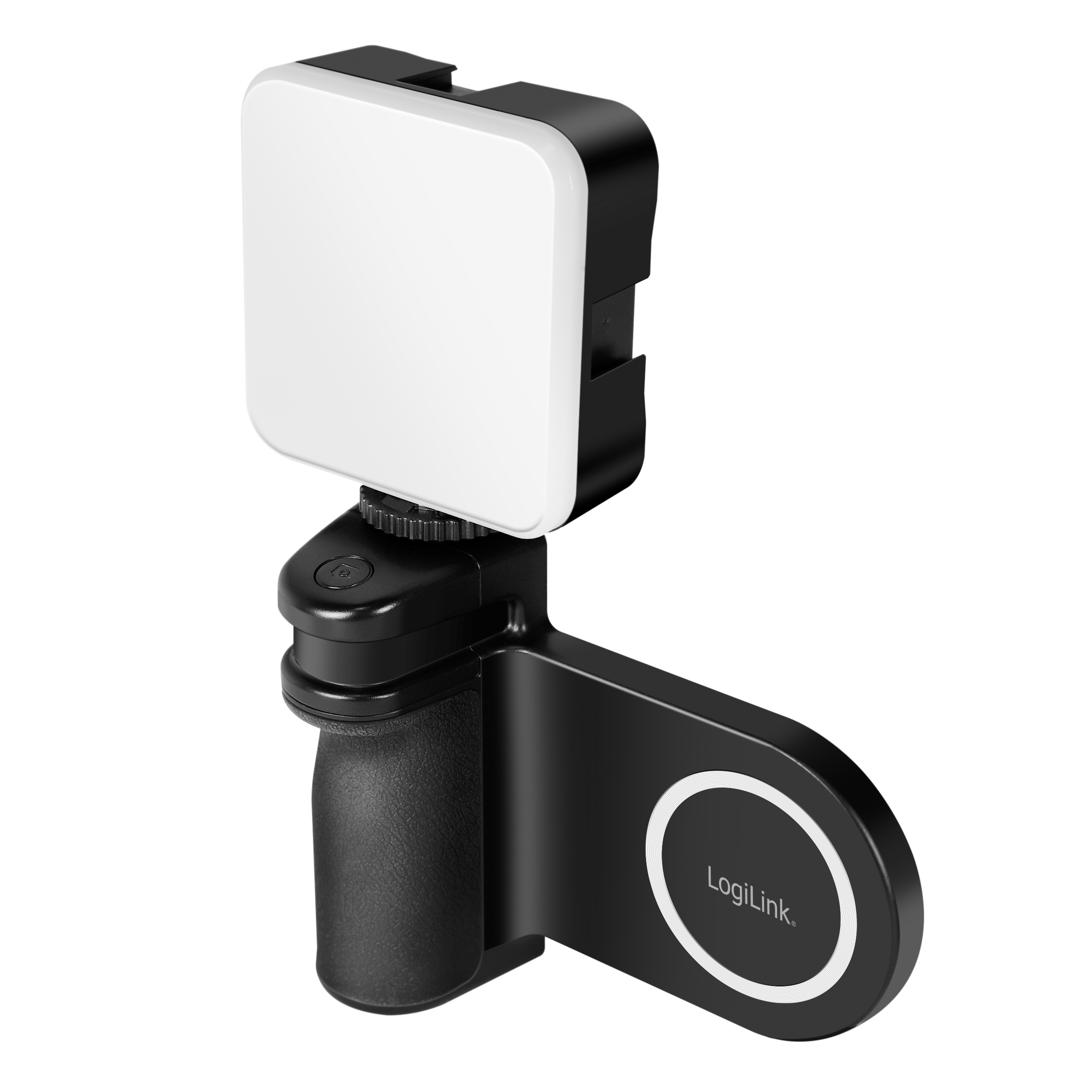 Logilink Magnetic phone grip with LED fill light