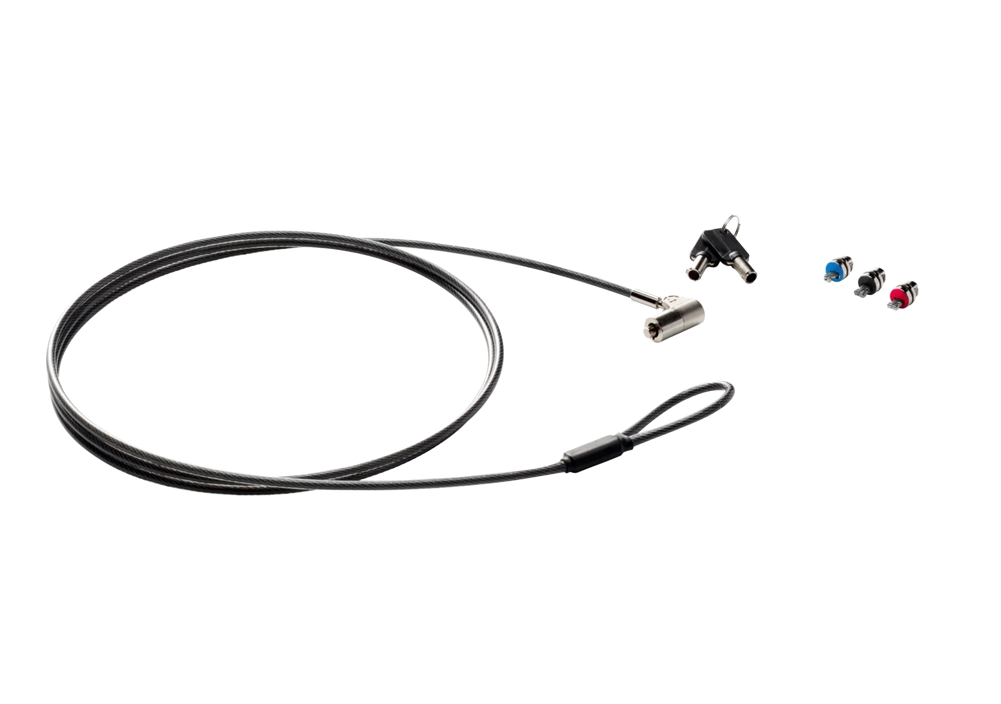 HP Sure Key Cable Lock Sure Key Cable Lock, 1.83 m,  Key, Black, Silver