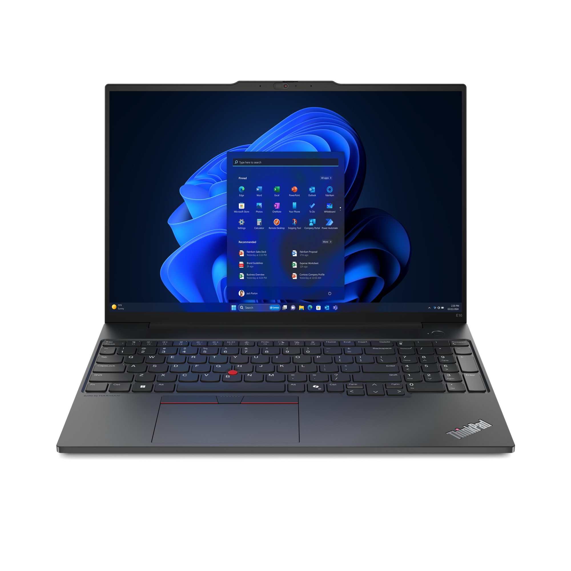 Lenovo ThinkPad E16 AMD G2 16" R5-7535HS 32/1TB WUXGA W11P