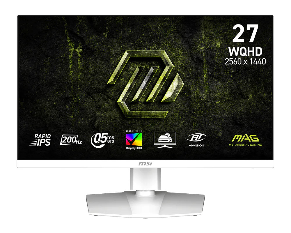 27"(68.6cm)TFT MSI MAG 274QRFWDE E20 White GAMING Flat retail