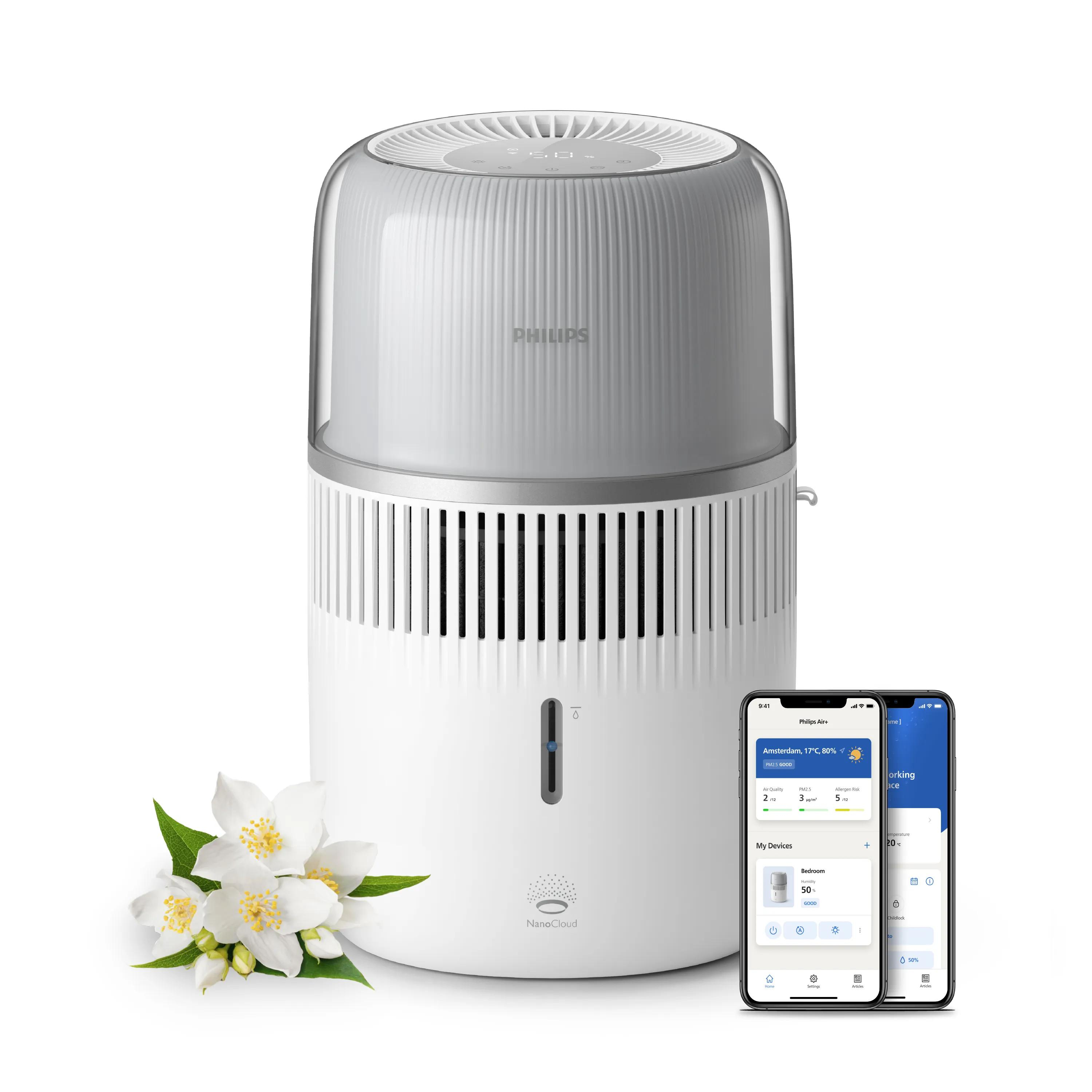 Philips Series 5000 HU5710 Aromaterapi-spreder/-luftfugter Sølv Hvid