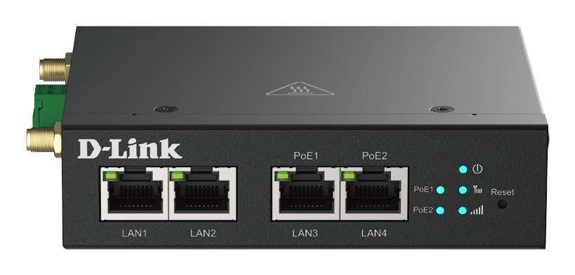 D-Link DWM-314-TP/E 4G LTE M2M VPN PoE+ Router