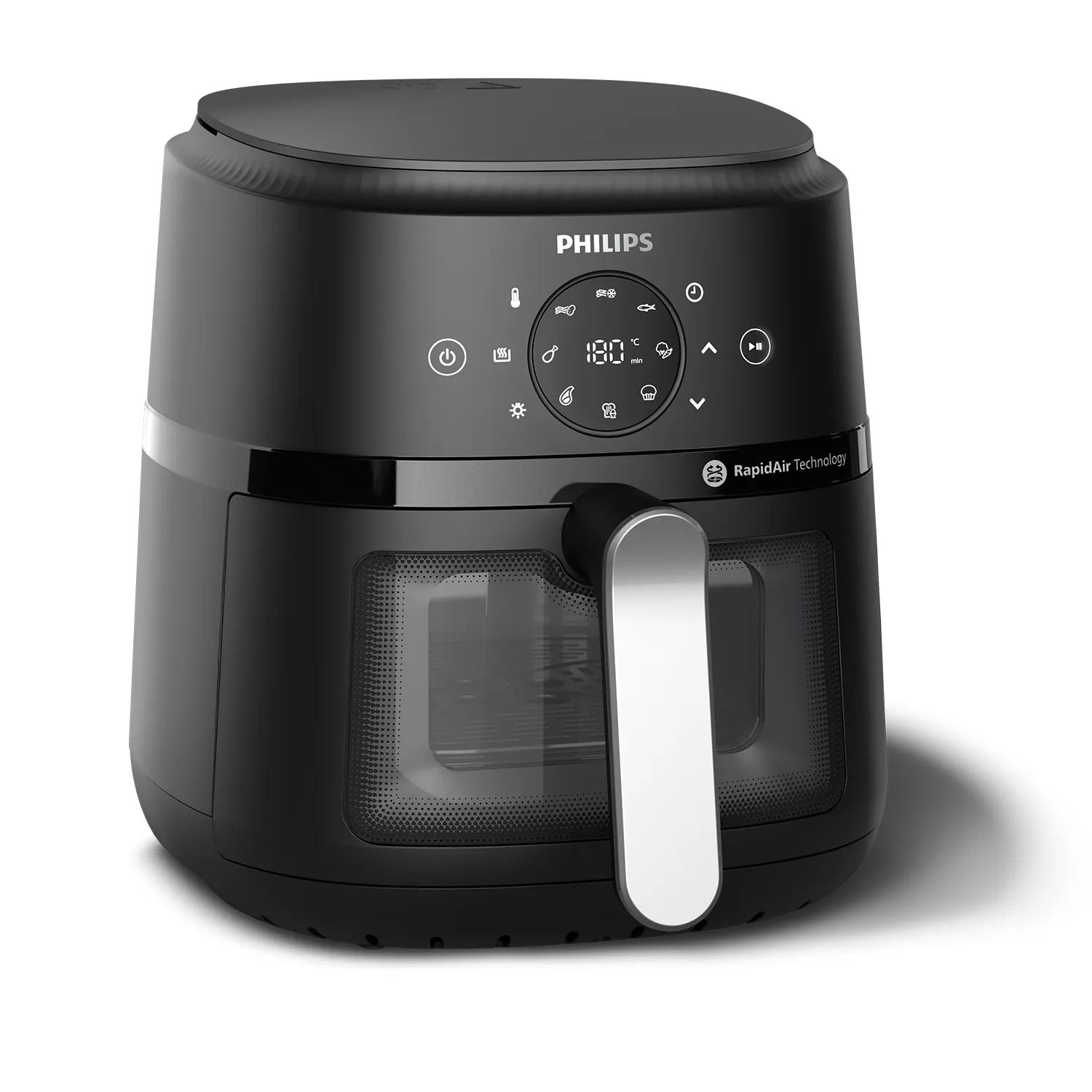 Philips 2000 Series NA221 Airfryer 1.5kW Sort/ sølv