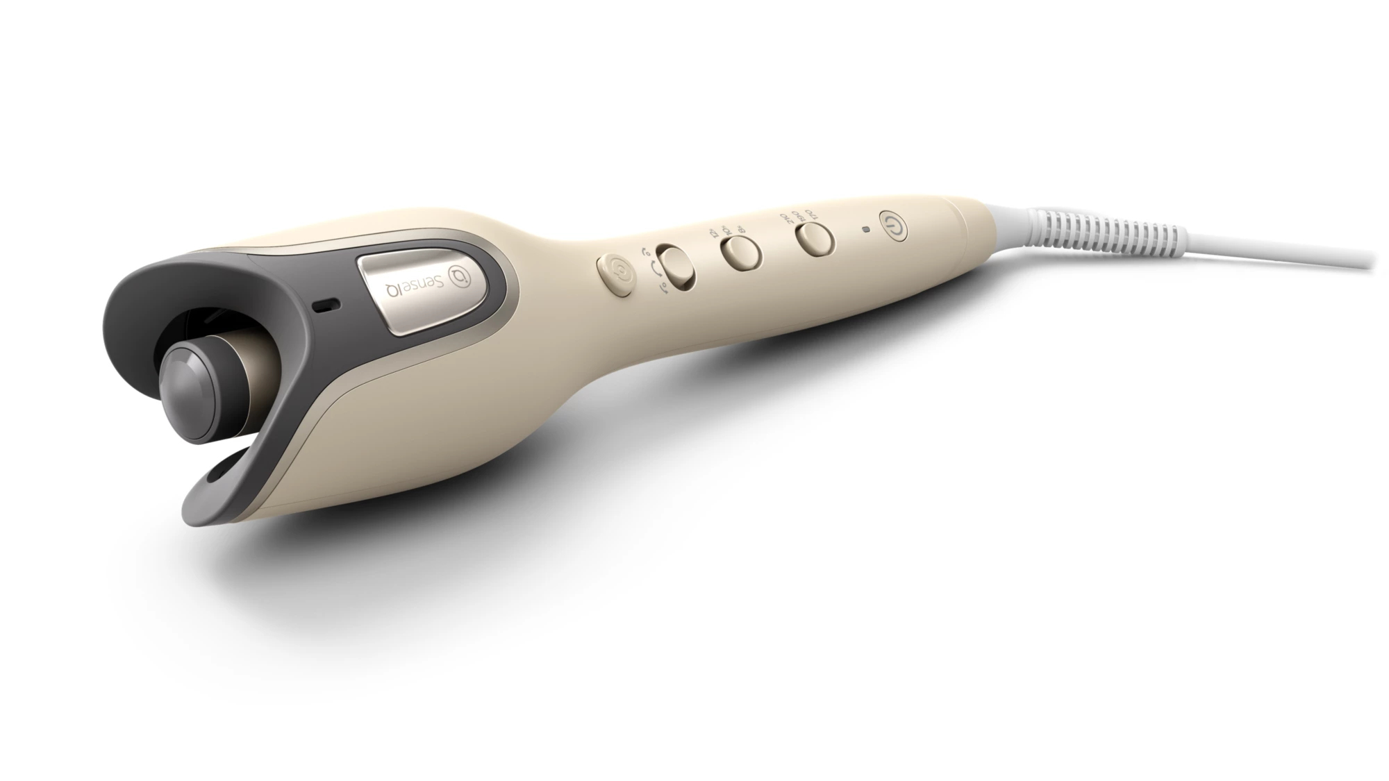Philips 8000 Series BHB887 Automatisk hårkrøller Grå Cream