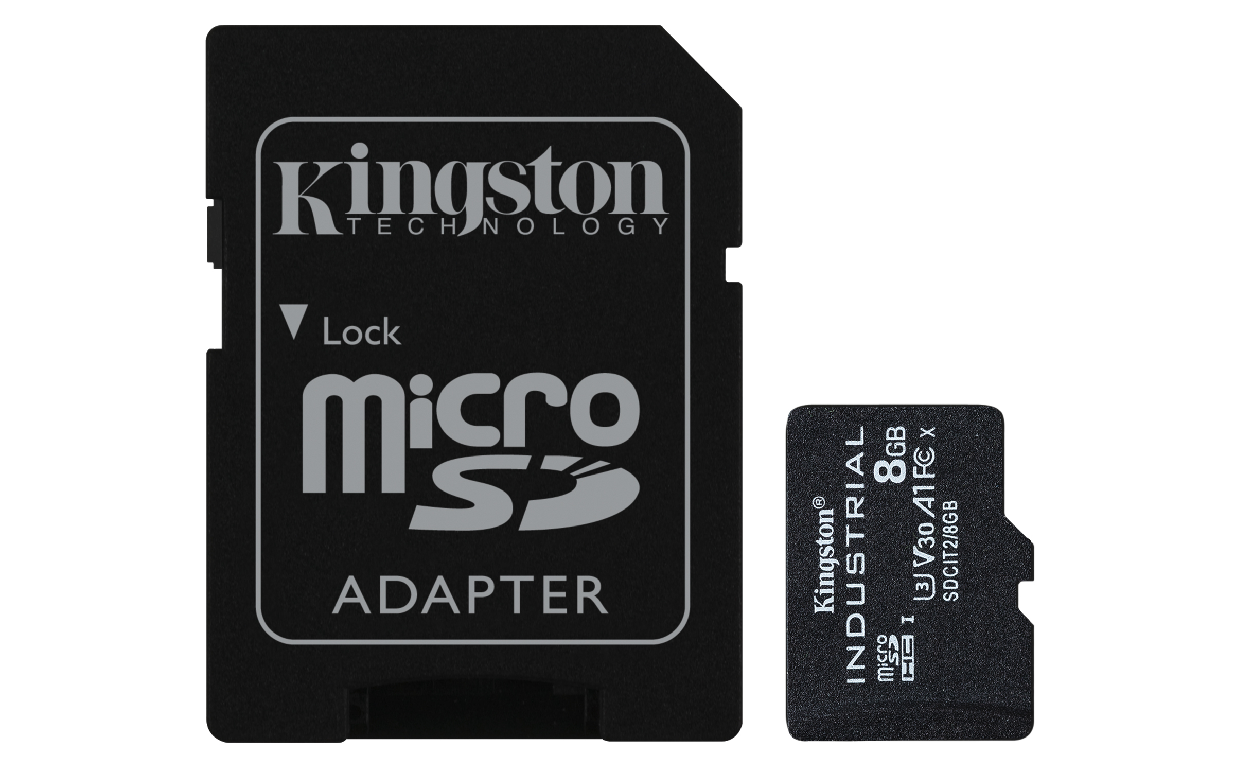CARD 8GB Kingston Industrial MicroHC 100MB/s +Adapter