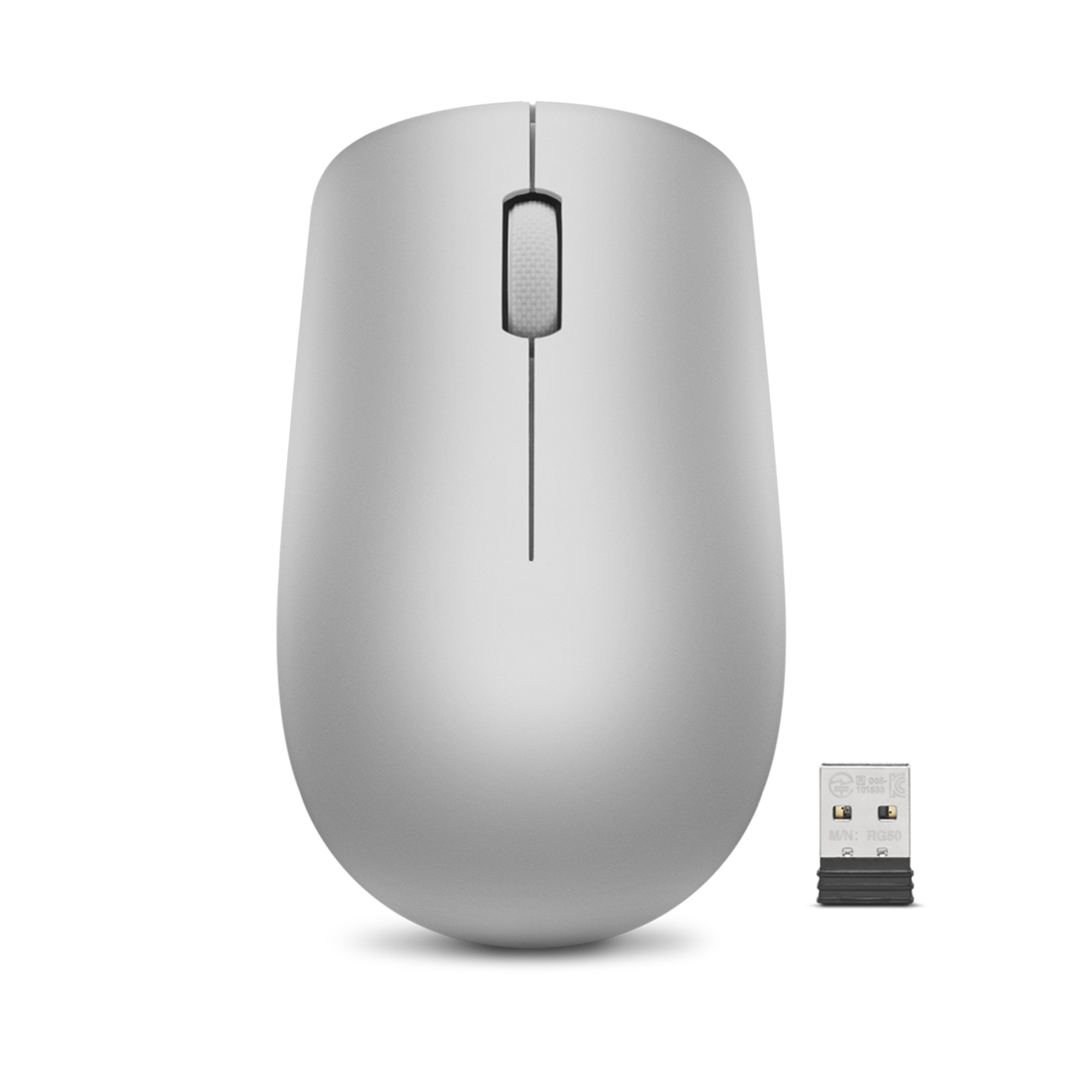 Lenovo 530 Wireless Mouse Platinum  Grey (OC)(RDKK)