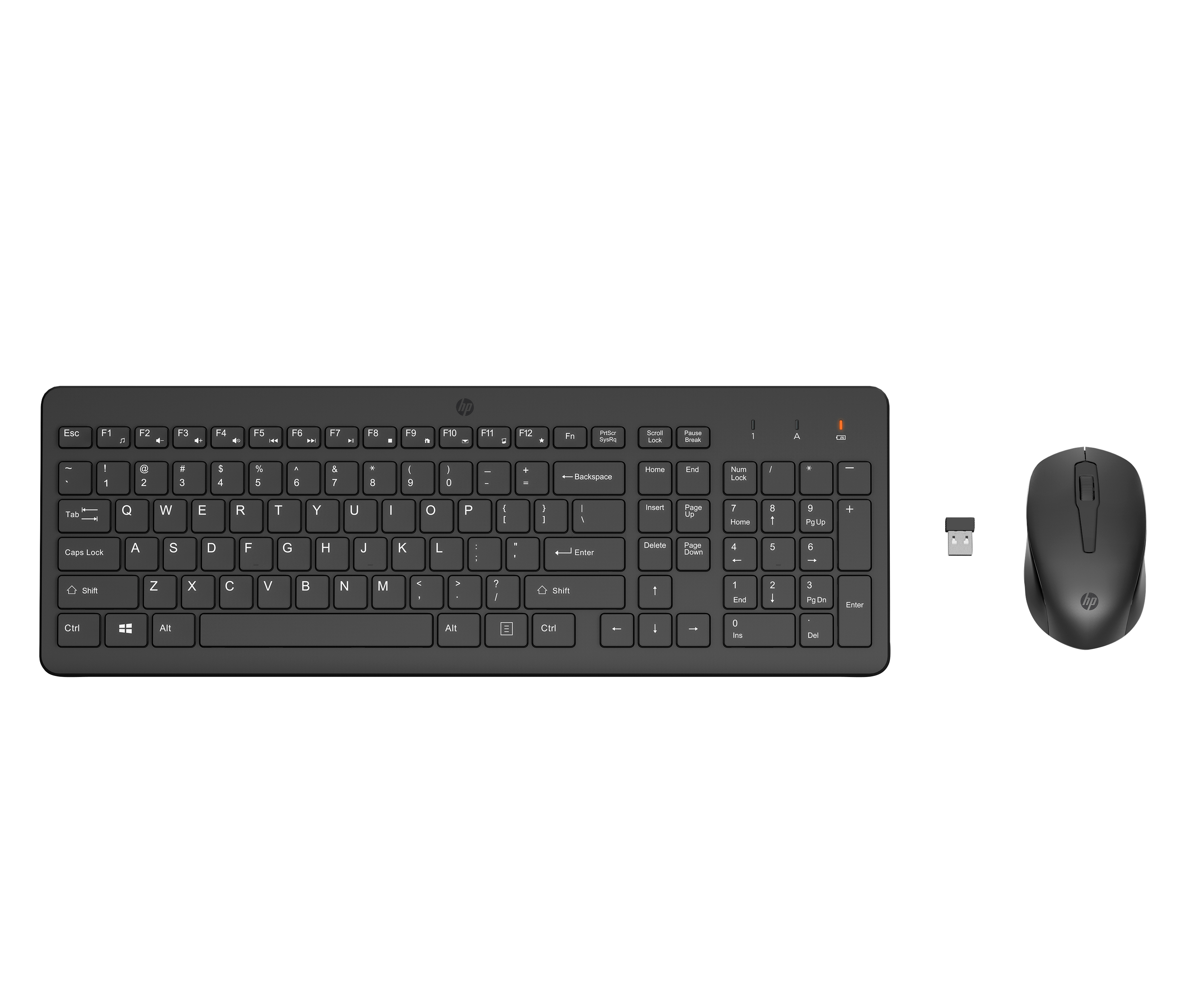 HP 330 Tastatur-Maus-Set kabellos schwarz