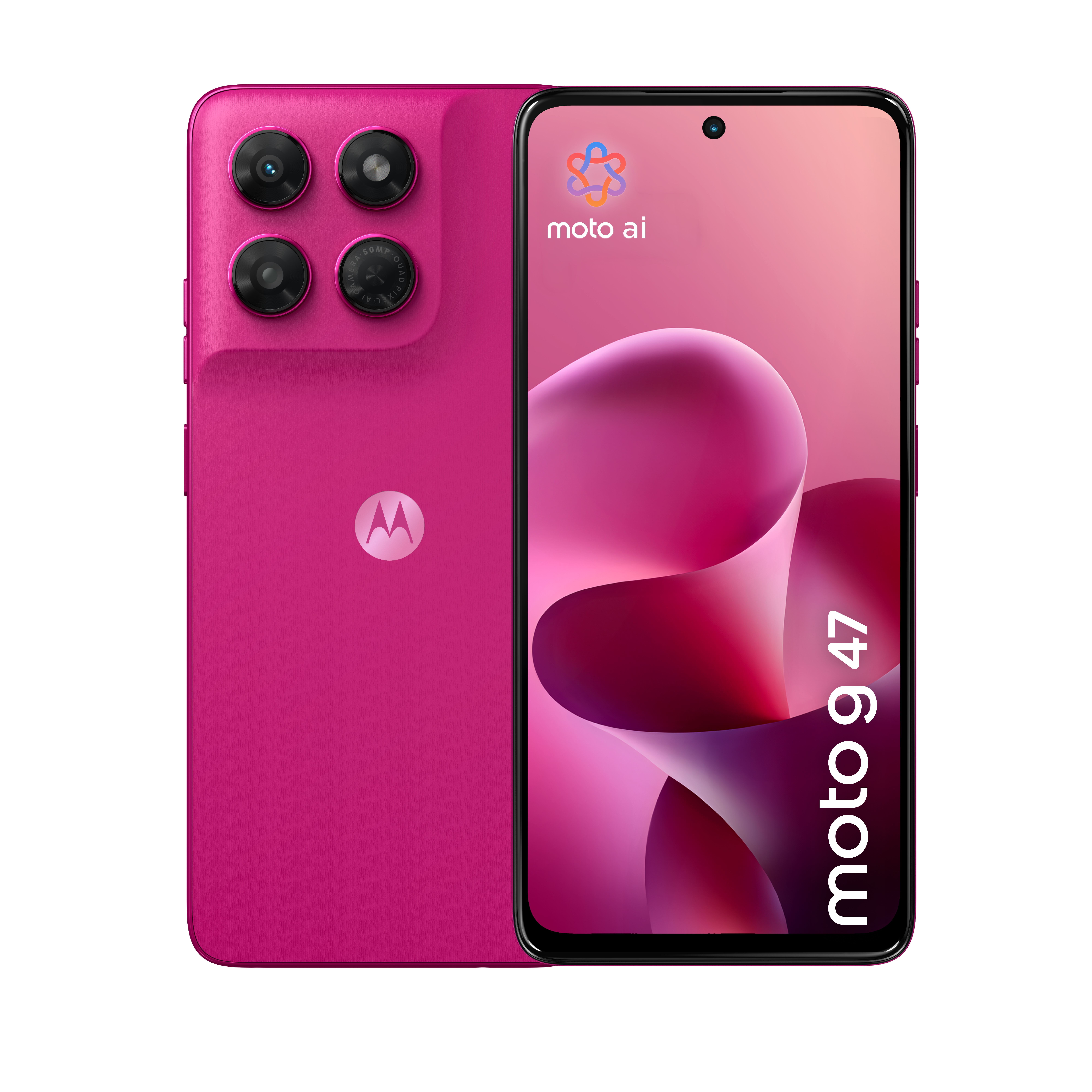 Motorola Moto G47 8RAM 128GB fuchsia red