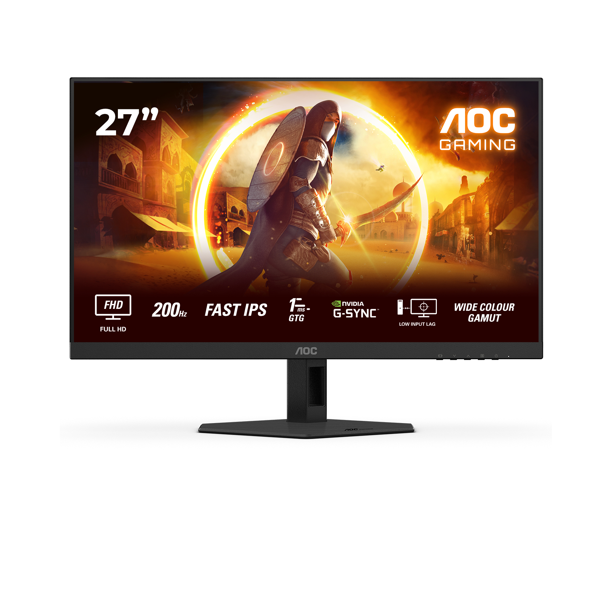AOC Gaming 27G4HRE 27 Fast IPS 1920 x 1080 (Full HD) HDMI DisplayPort 200Hz