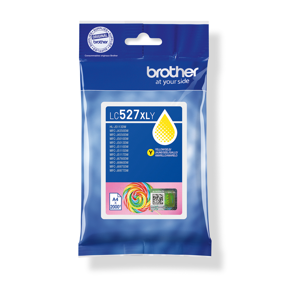 BROTHER Yellow high yield ink cartridge yield up to 2.000 pages