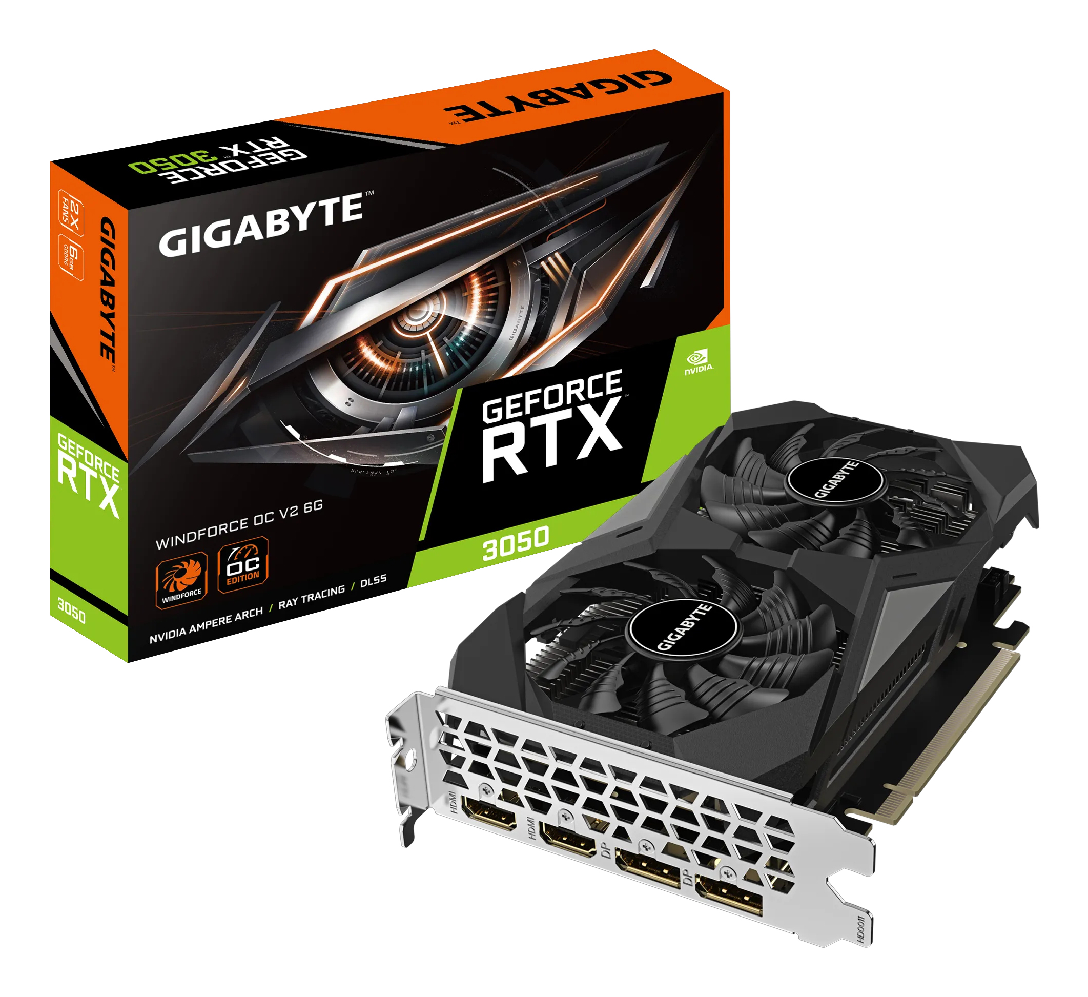RTX 3050 6GB Gigabyte WINDFORCE OC V2