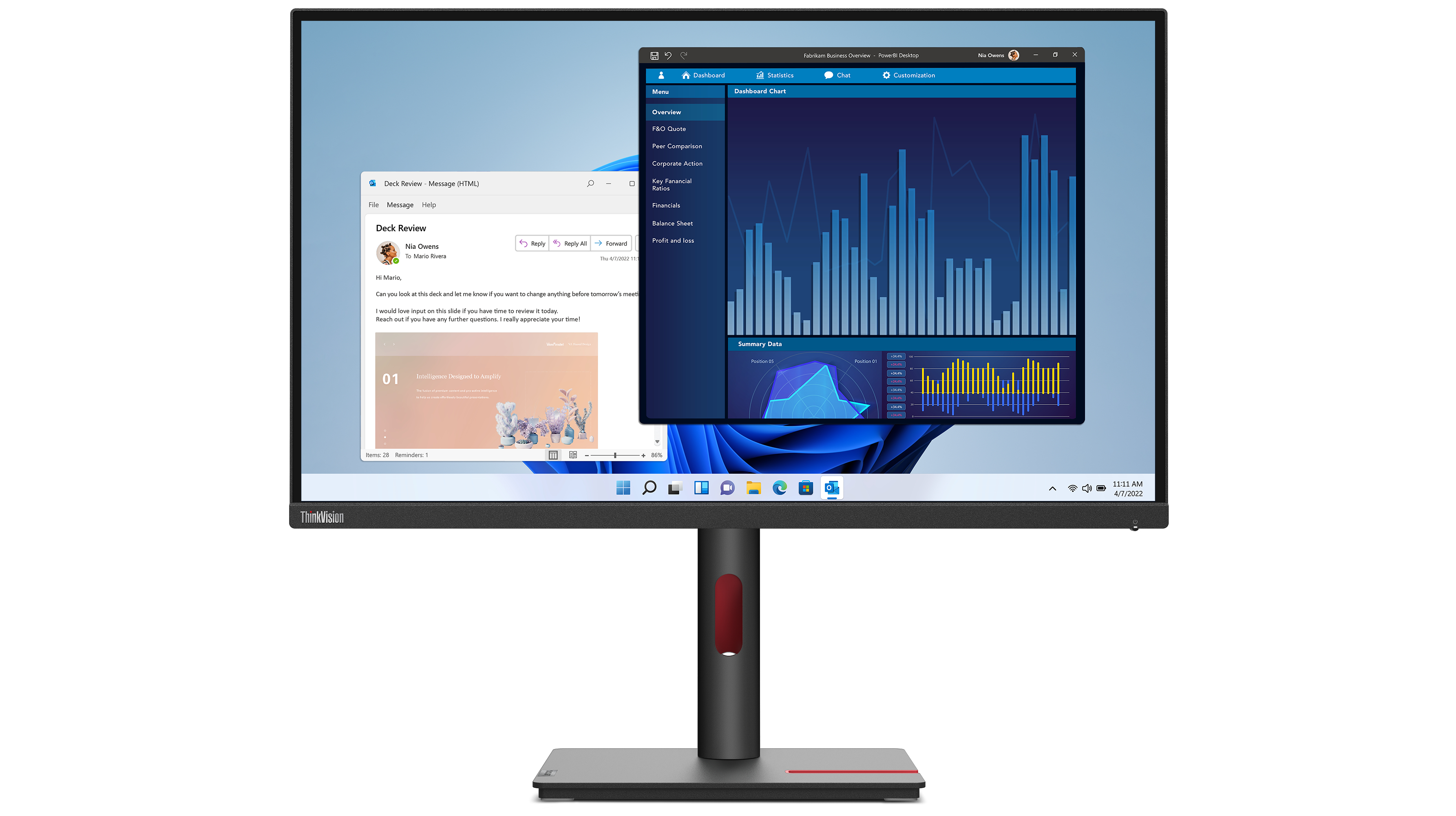 Lenovo Thinkvision T27P-30 68.6 Cm  (27") 3840 X 2160 Pixels 4K  Ultra Hd Led Black