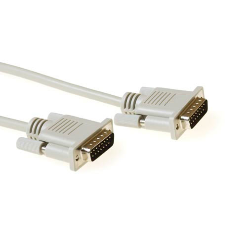 1.8 metre Serial 1:1 connection cable 15 pin D-sub male - 15 pin D-sub male
