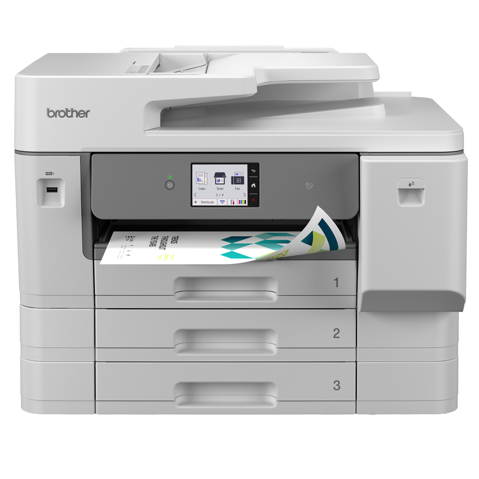 BROTHER MFC-J6977DW Full duplex A3 colour inkjet multifunction printer 3x 250-sheet paper trays network Wi-Fi 31ppm
