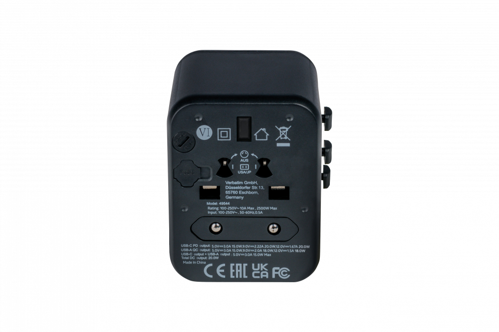 UTA-02 UNIV. TRAVEL ADAPTER