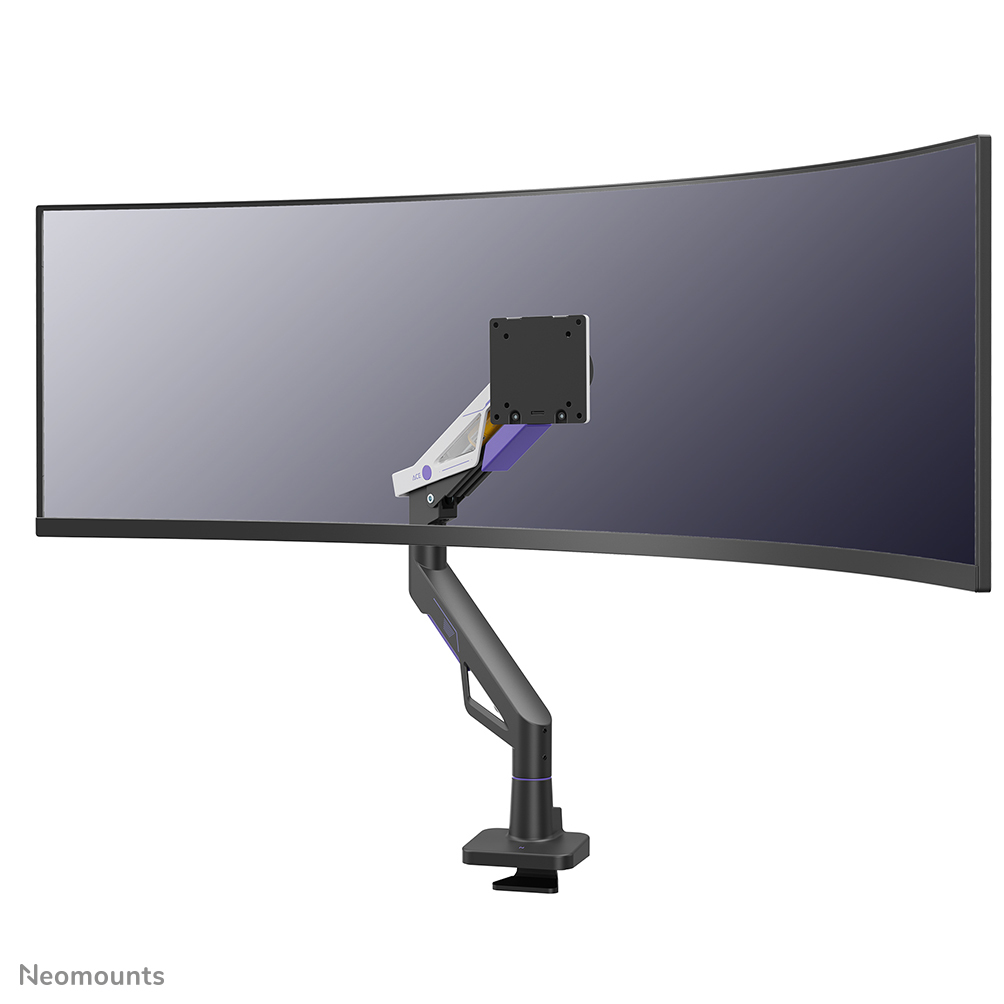 NEOMOUNTS ACE Gaming Desk Mount single display up to 57inch Topfix clamp/grommet