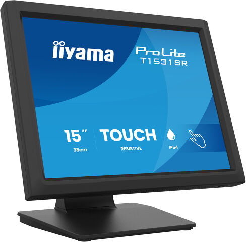 38,1 cm (15") 1024 x 768 Pixel iiyama T1531SR-B2S 4:3 VA 18 ms 75 Hz DisplayPort VESA Speaker