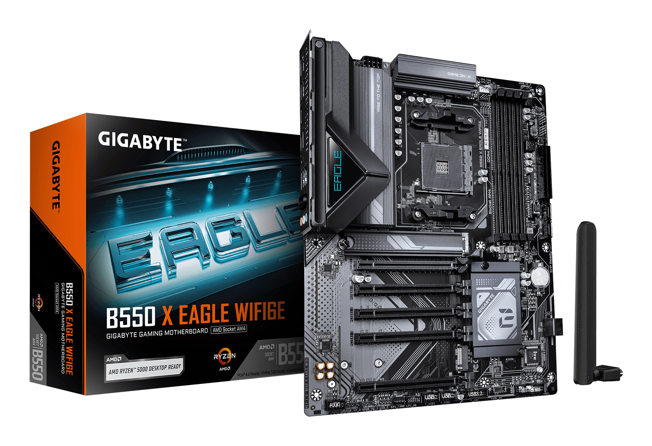 GIGABYTE B550 X EAGLE WIFI6E AM4 4xDDR4 HDMI 2xM.2