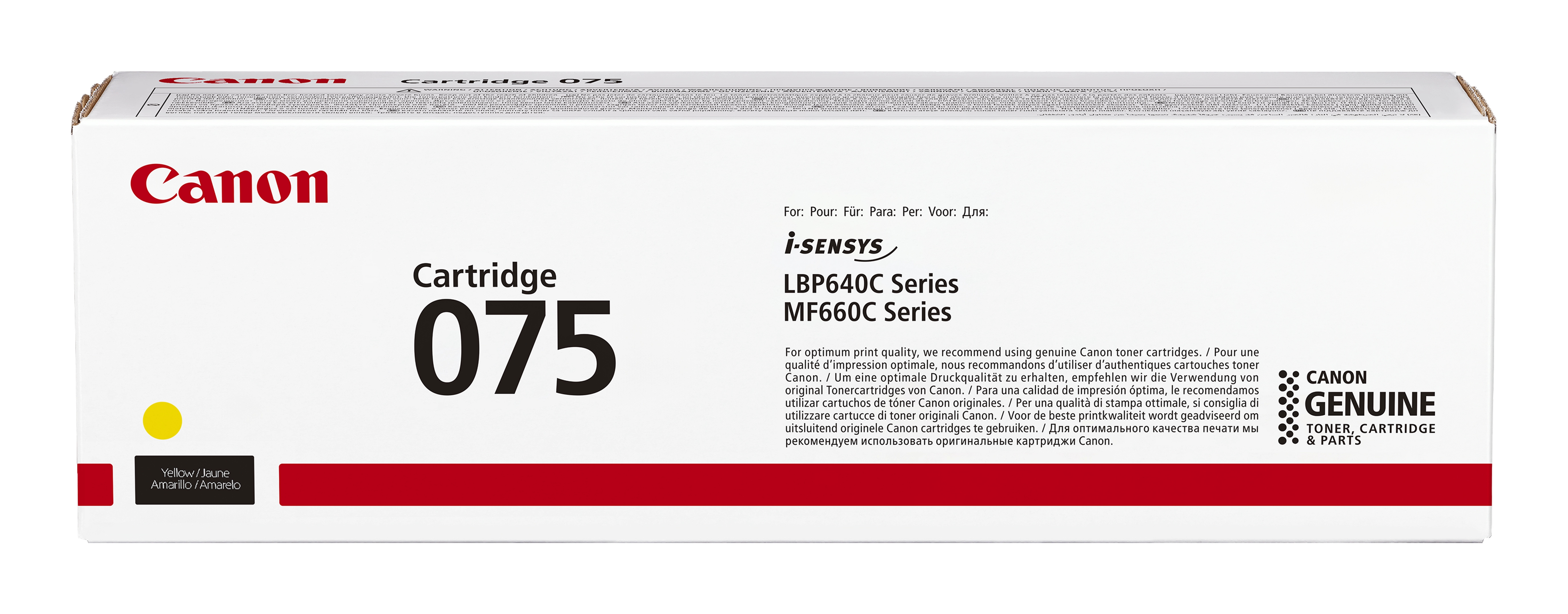 CANON Toner Cartridge 075 Y
