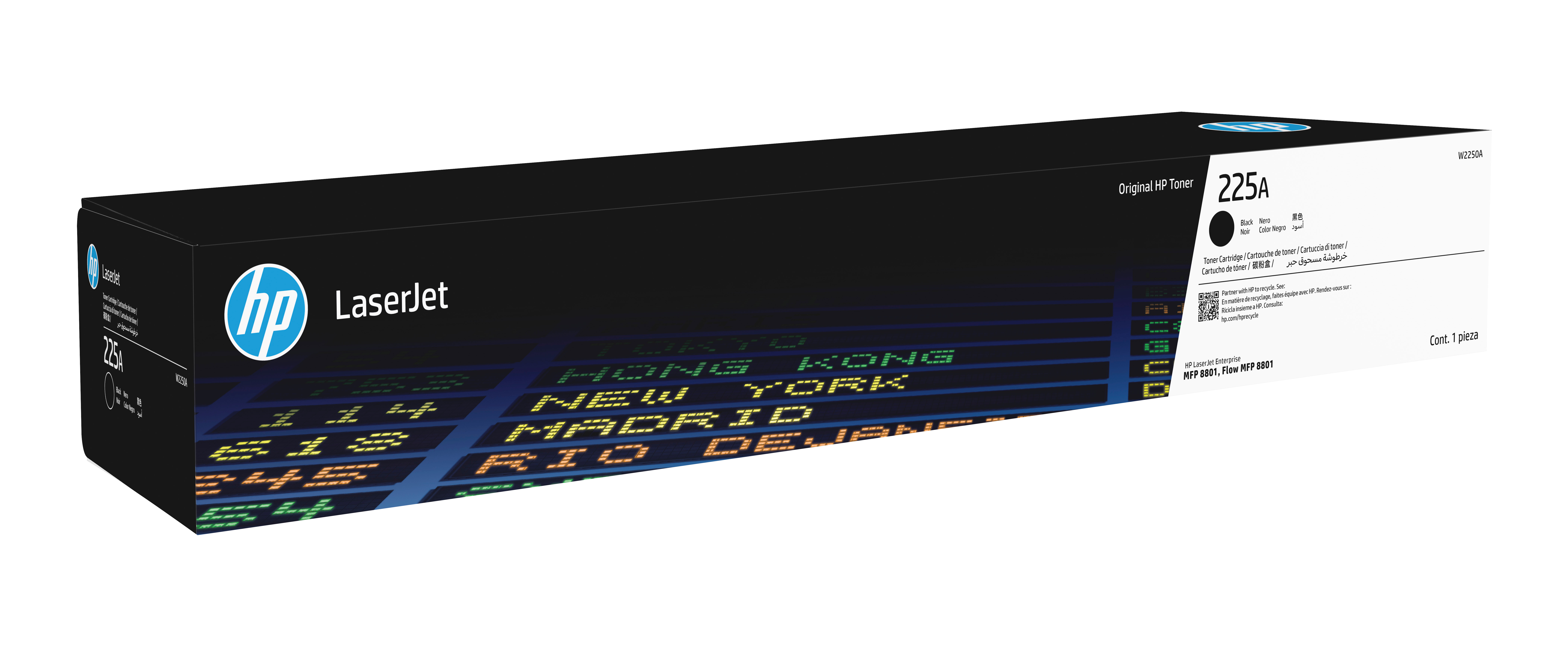 HP Toner 225A W2250A schwarz für 9S184A#B19, 9S184A#BGJ