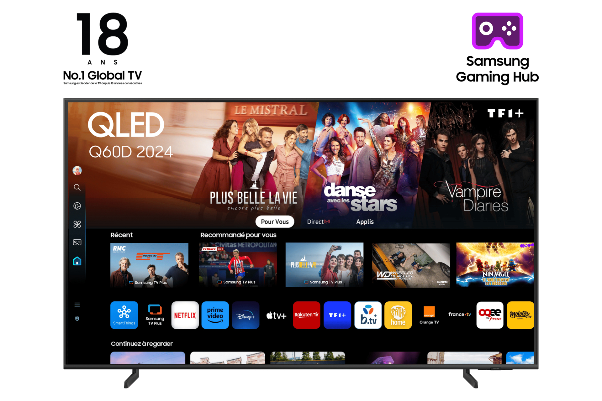Samsung 55" QLED TV TQ55Q60D (2024)