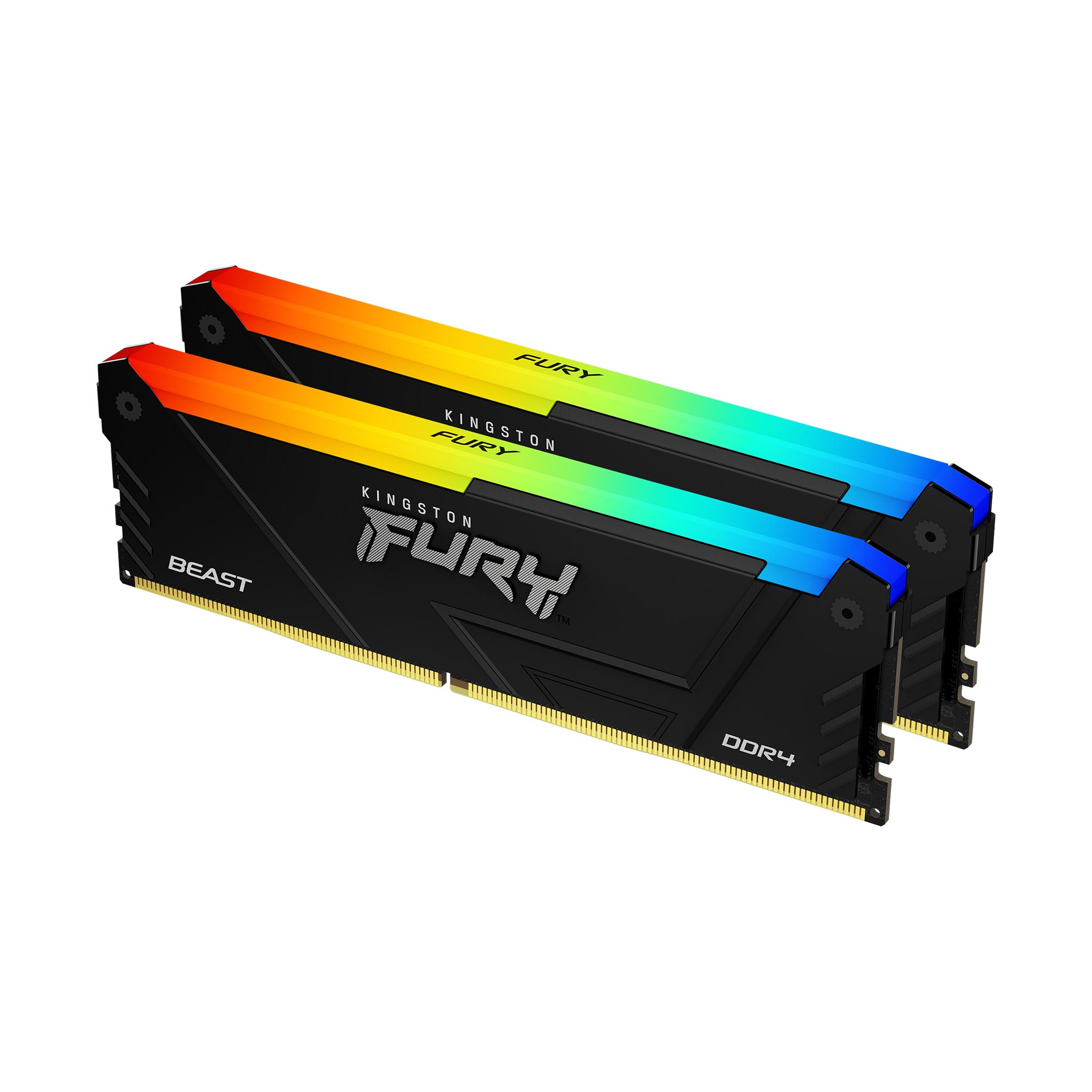 KINGSTON 16GB 3200MT/s DDR4 CL16 DIMM Kit of 2 FURY Beast RGB