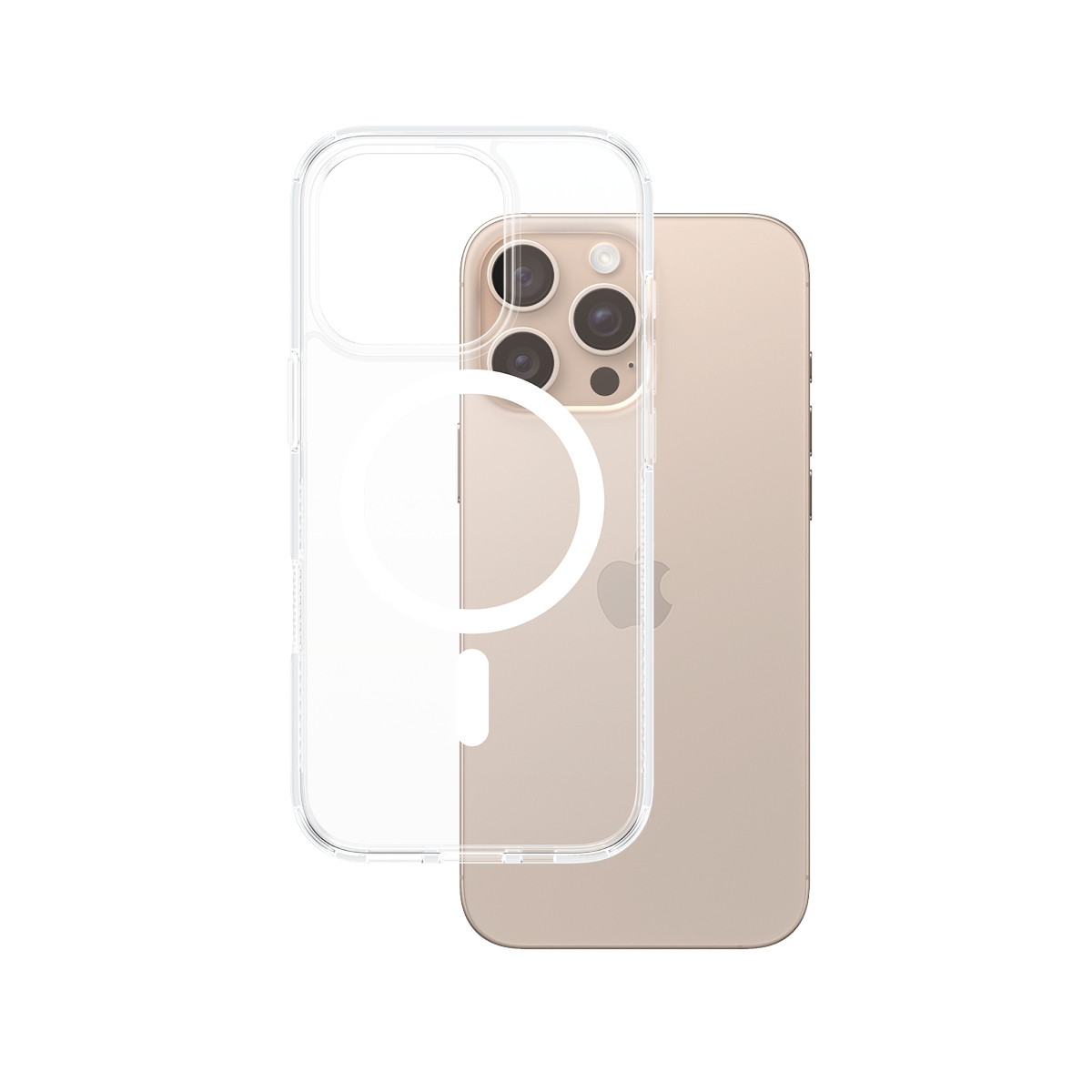 PG HardCase Transparent White Iphone16 Pro Max