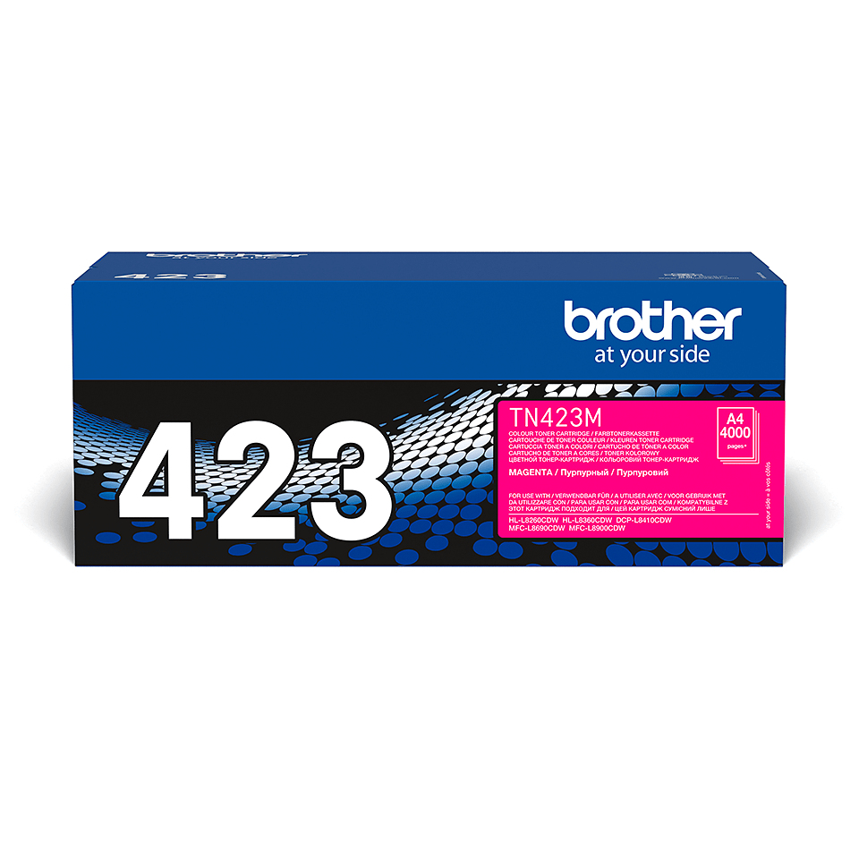 Brother Toner TN-423M Magenta bis zu 4.000 Seiten nach ISO 19798