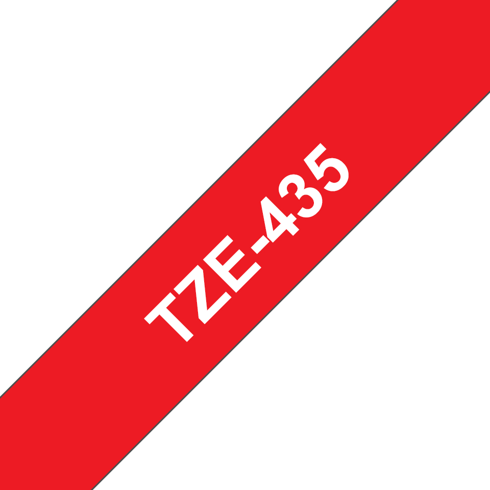 BROTHER TZE435 tape cassette 12mm 8m for P-touch 200 210E 220 300 310 340 340C 350 540 540C 550 1000 1200 1200