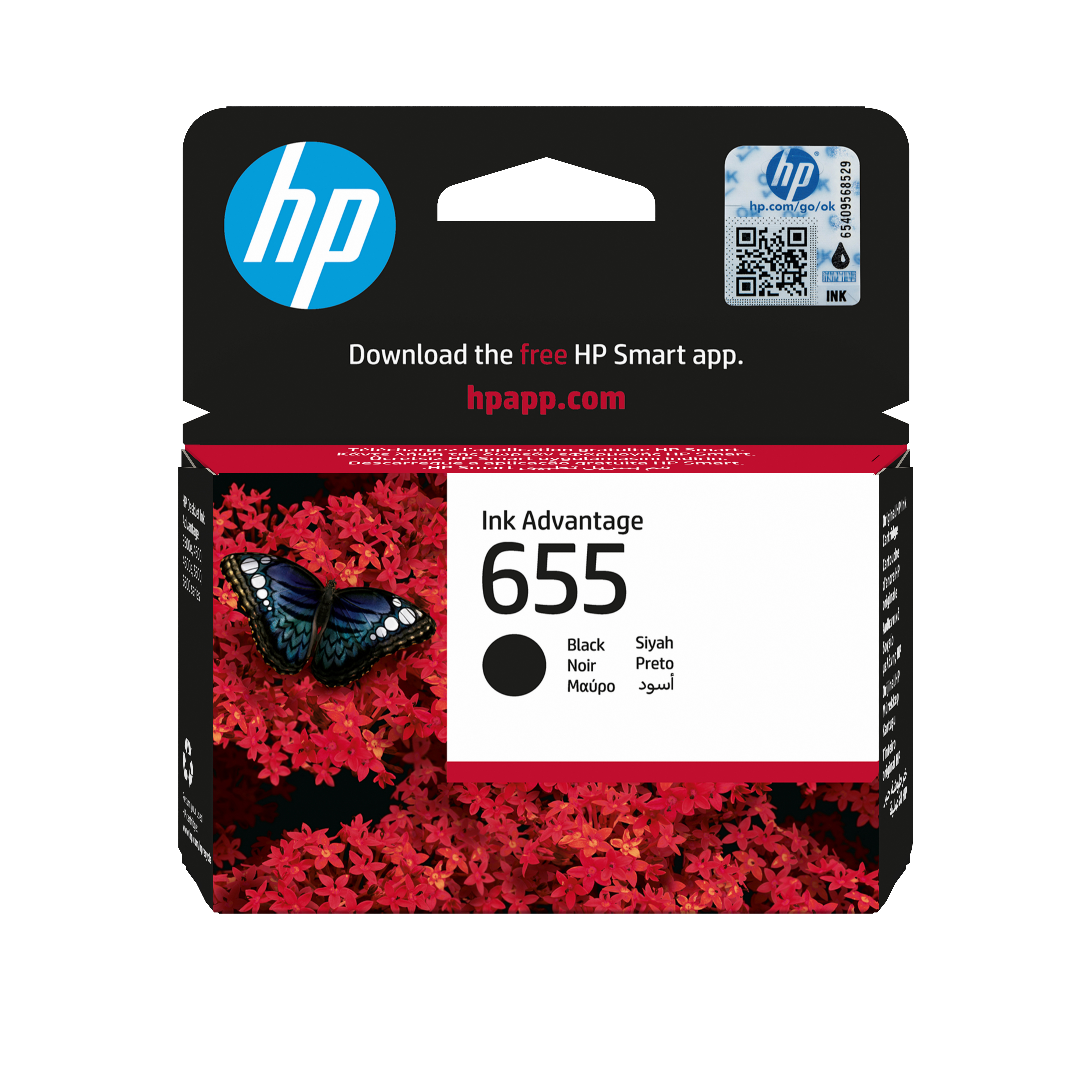 HP 655 - sort - original - Ink Advanta