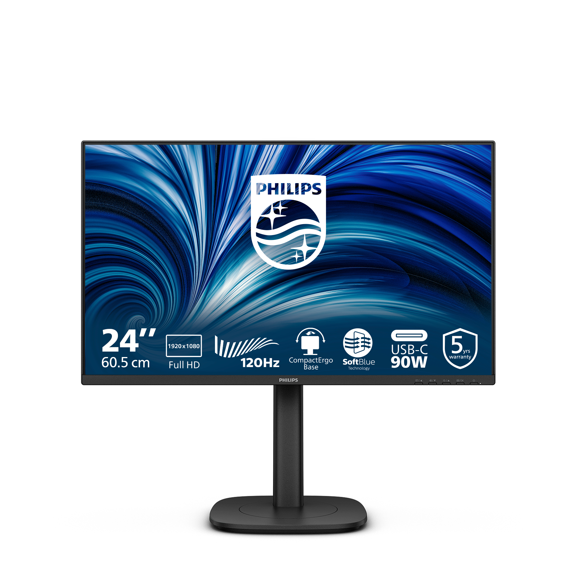 Philips 60.5cm (23.8") 24B2U3301 16:09 HDMI+DP+USB-C IPS