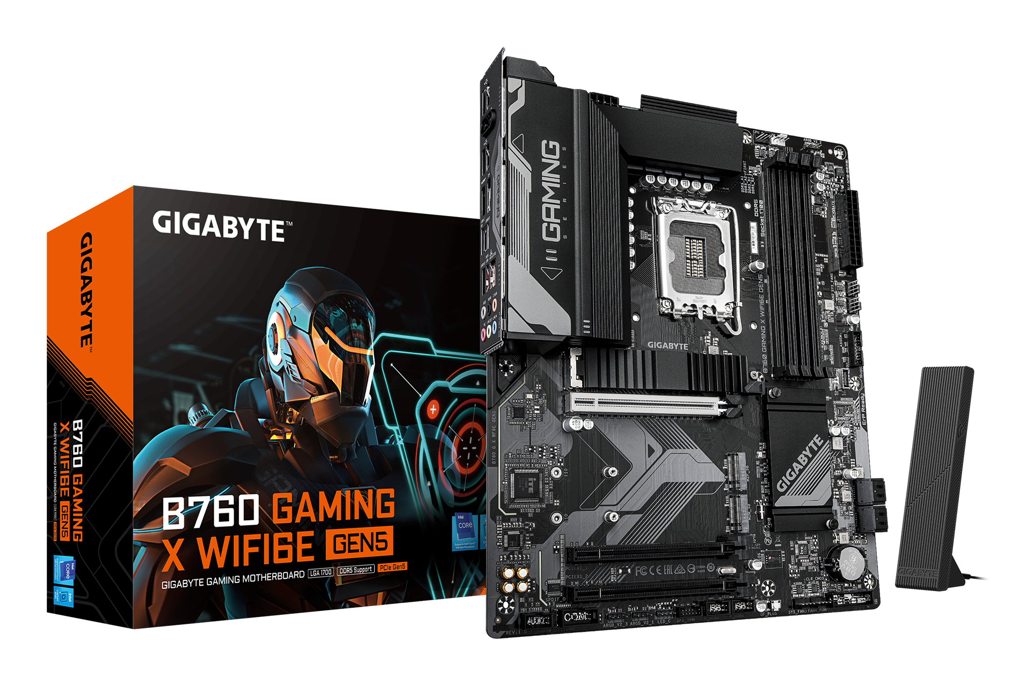 Gigabyte B760 GAMING X WIFI6E GEN5 ATX LGA1700 sokkel Intel B760