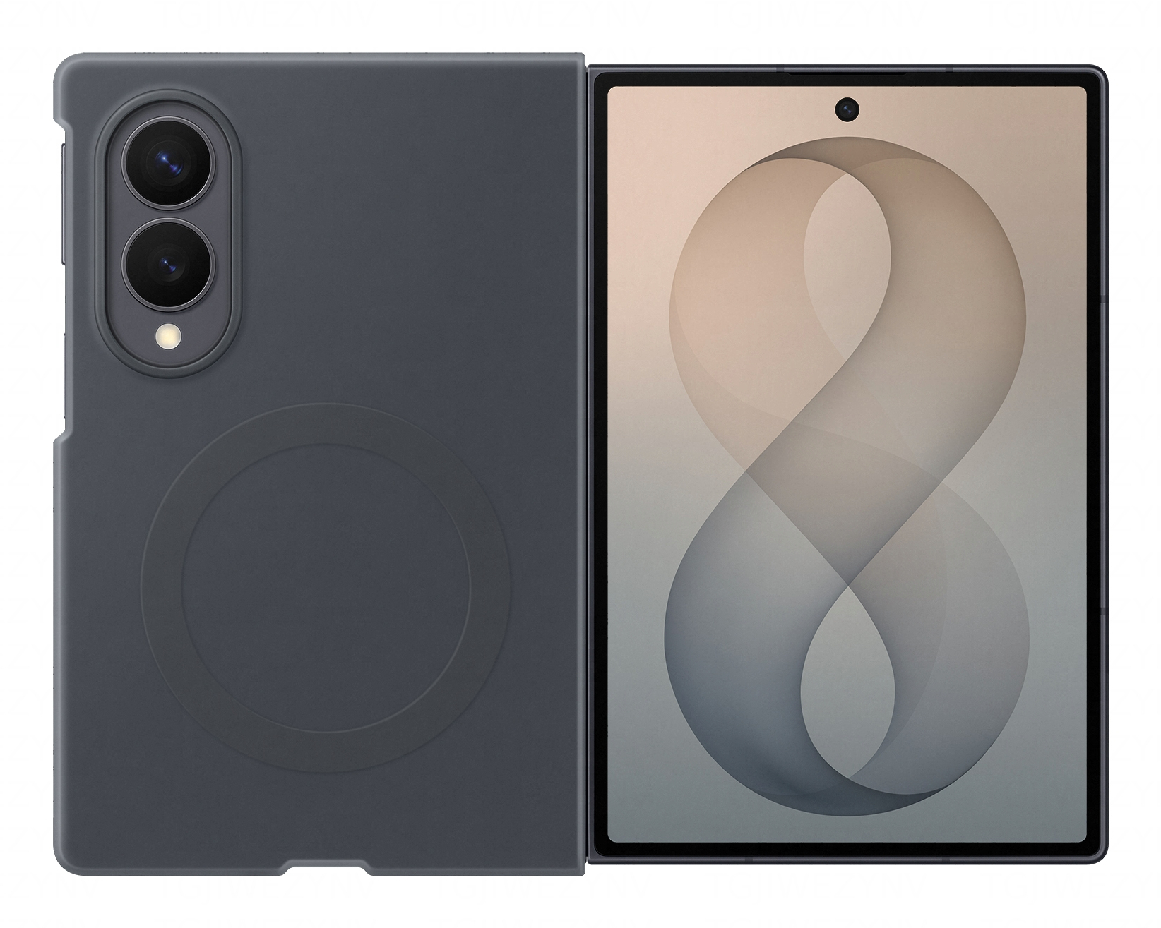 Samsung Silicone Magnet Case fr Galaxy Fold8, black