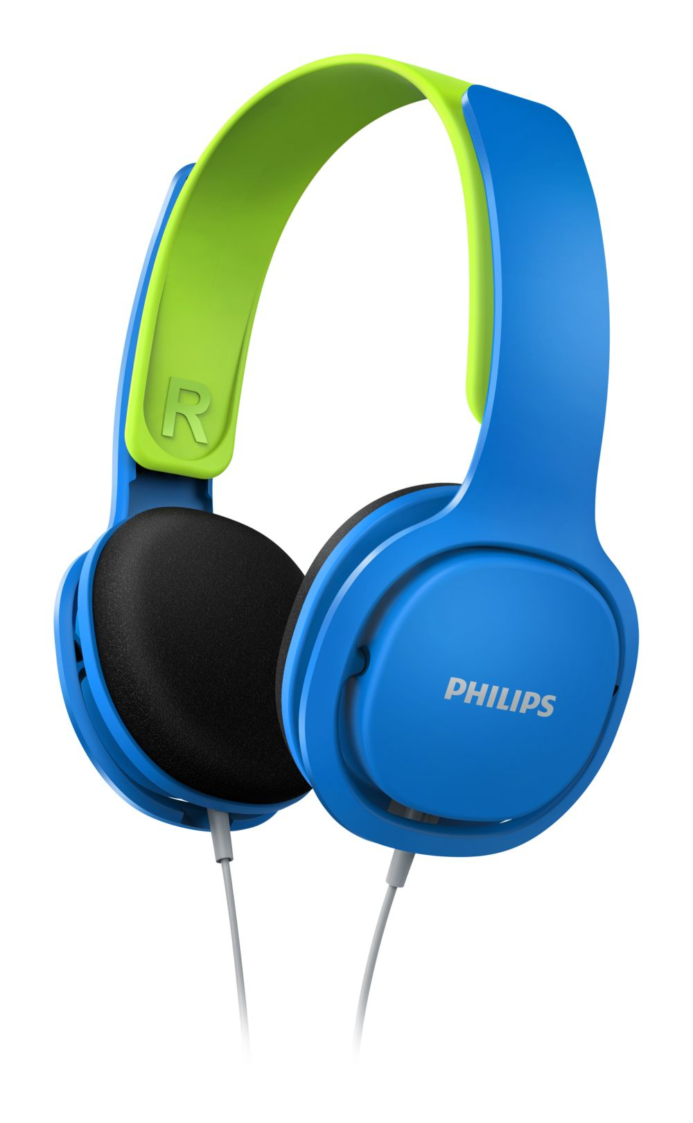 Philips SHK-2000BL/00 blau On Ear Kinderkopfhörer schnurgebunden 3,5mm Klinke