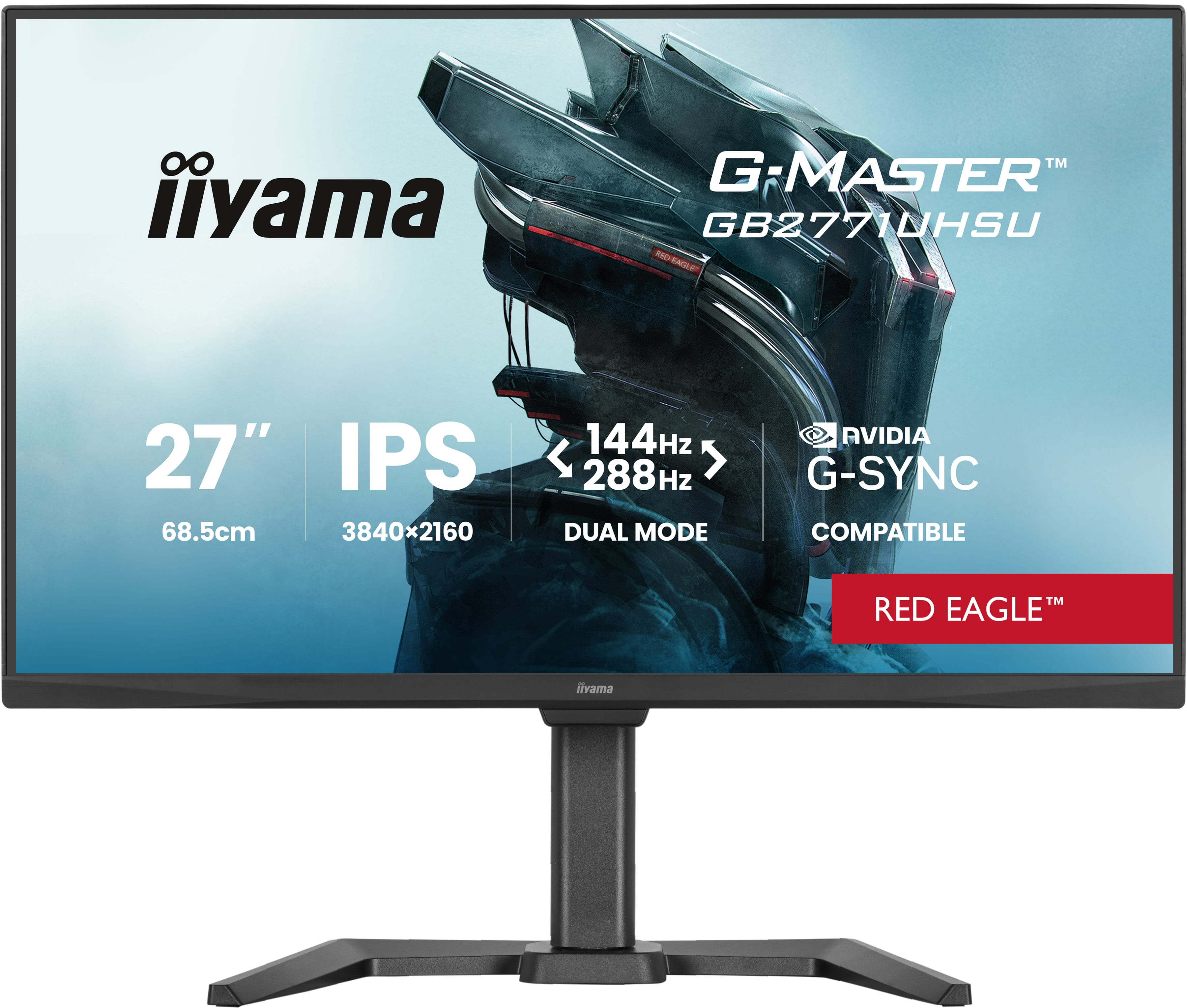 iiyama G-MASTER Red Eagle GB2771UHSU-B1 27 IPS 3840 x 2160 (4K) HDMI DisplayPort 144Hz