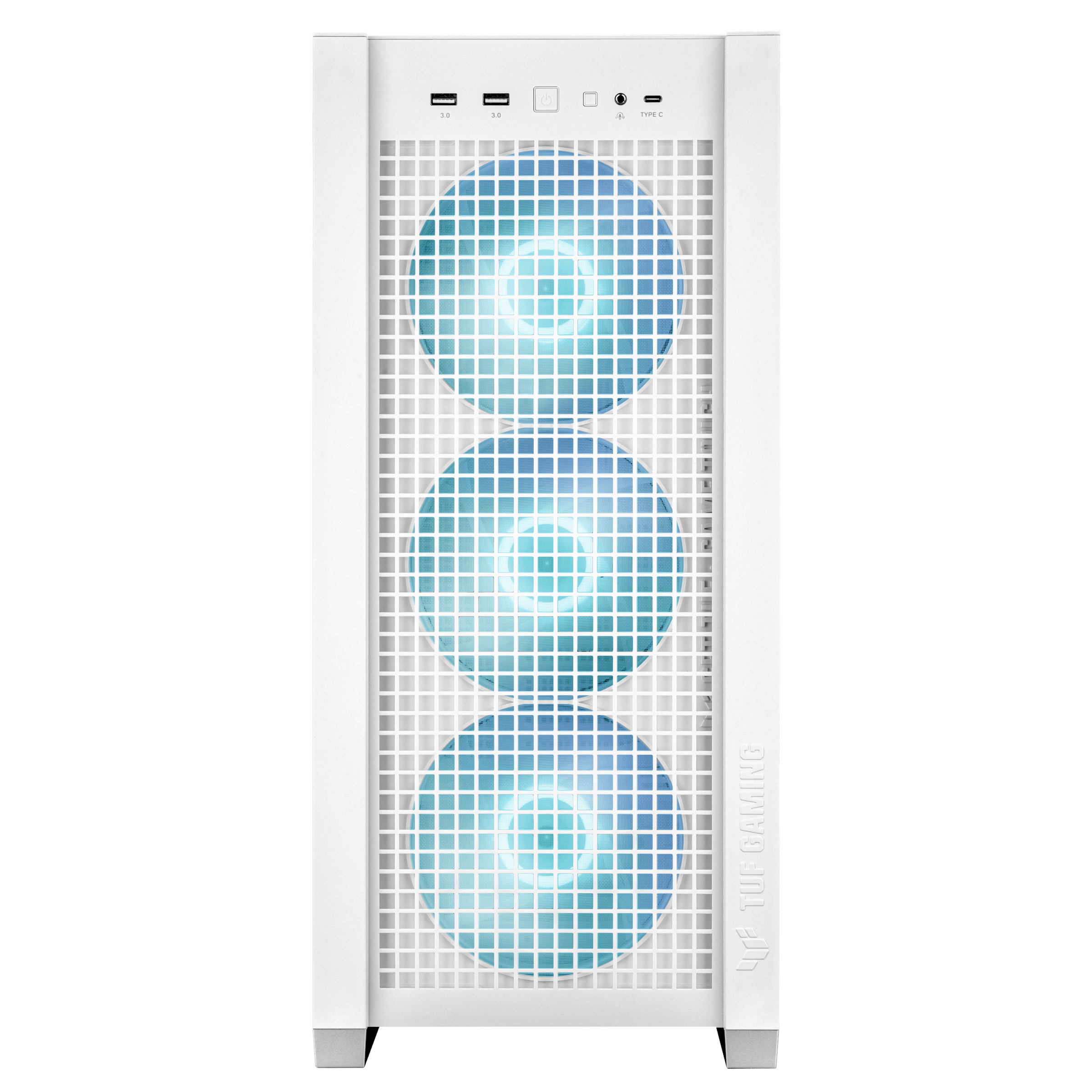 ASUS TUF Gaming GT302 TG ARGB ATX midi-tower - White