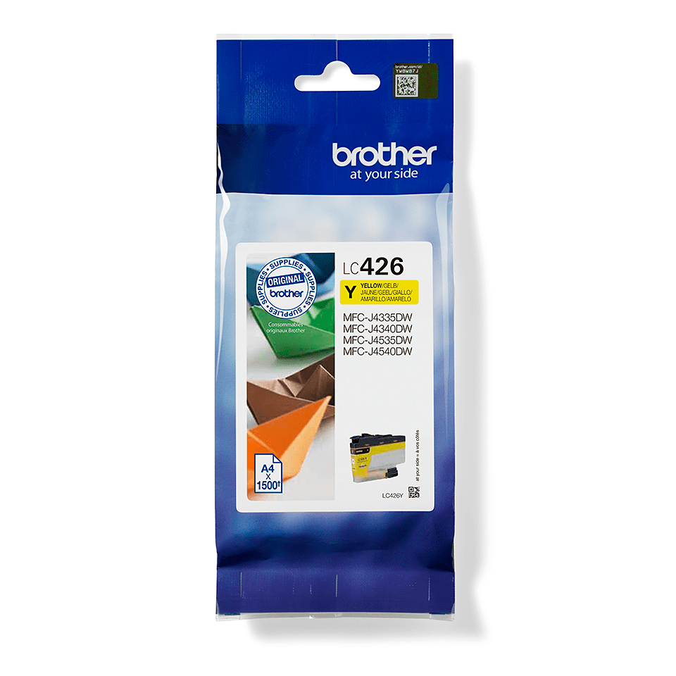 Brother Tinte LC-426Y Gelb bis zu 1.500 Seiten nach ISO/IEC 24711