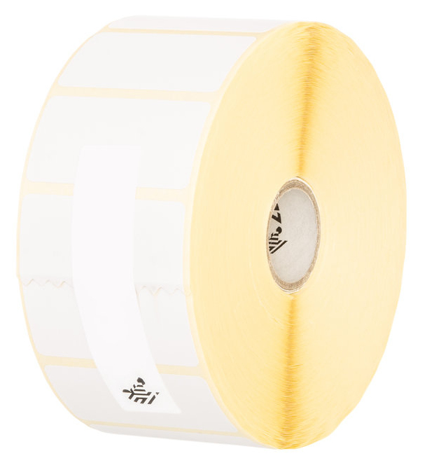 ZEBRA Etiketten 102x25mm Papier 12R. Z-Select 2000T,2580 Etiketten/Rolle