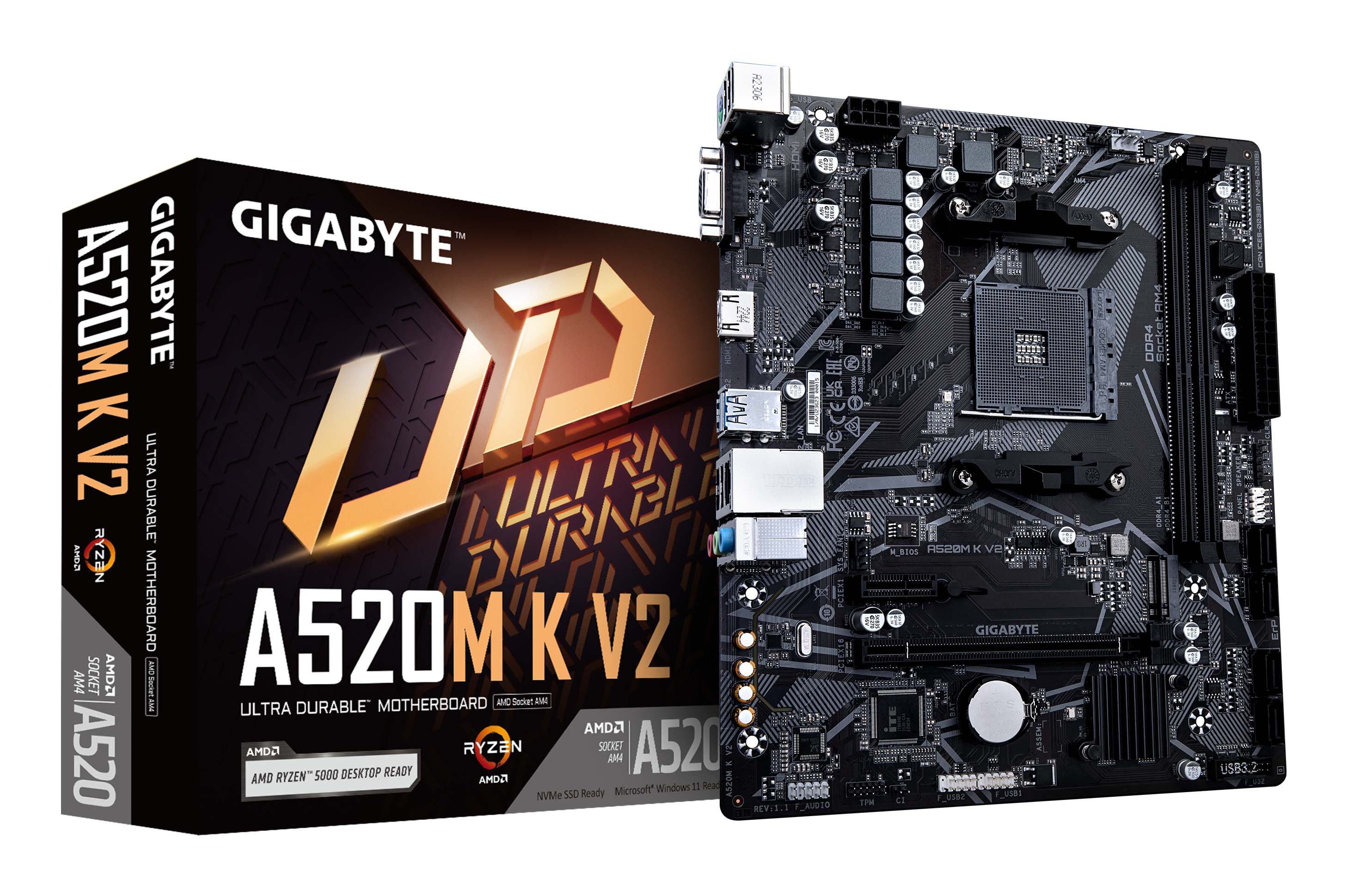 MB GBT AMD AM4 A520M K V2 1.0