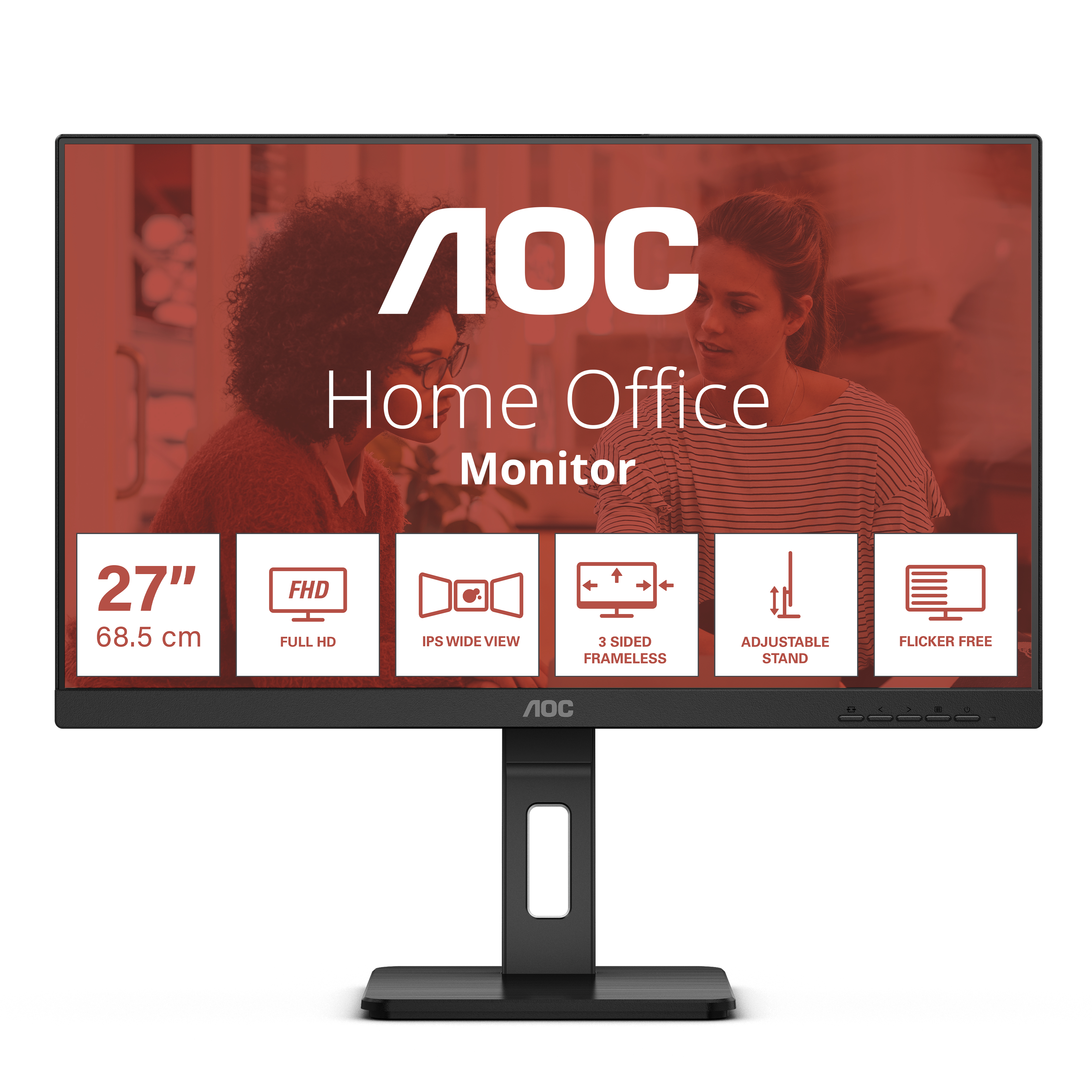AOC 27E3QAF skærm - WLED - 27" - VESA