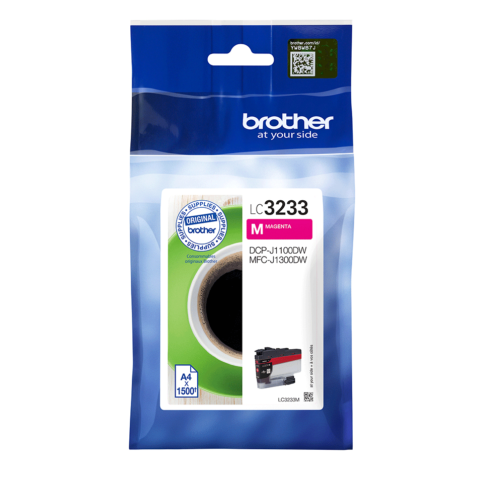 Brother Tintenpatrone LC-3233M Magenta (ca. 1500 Seiten)