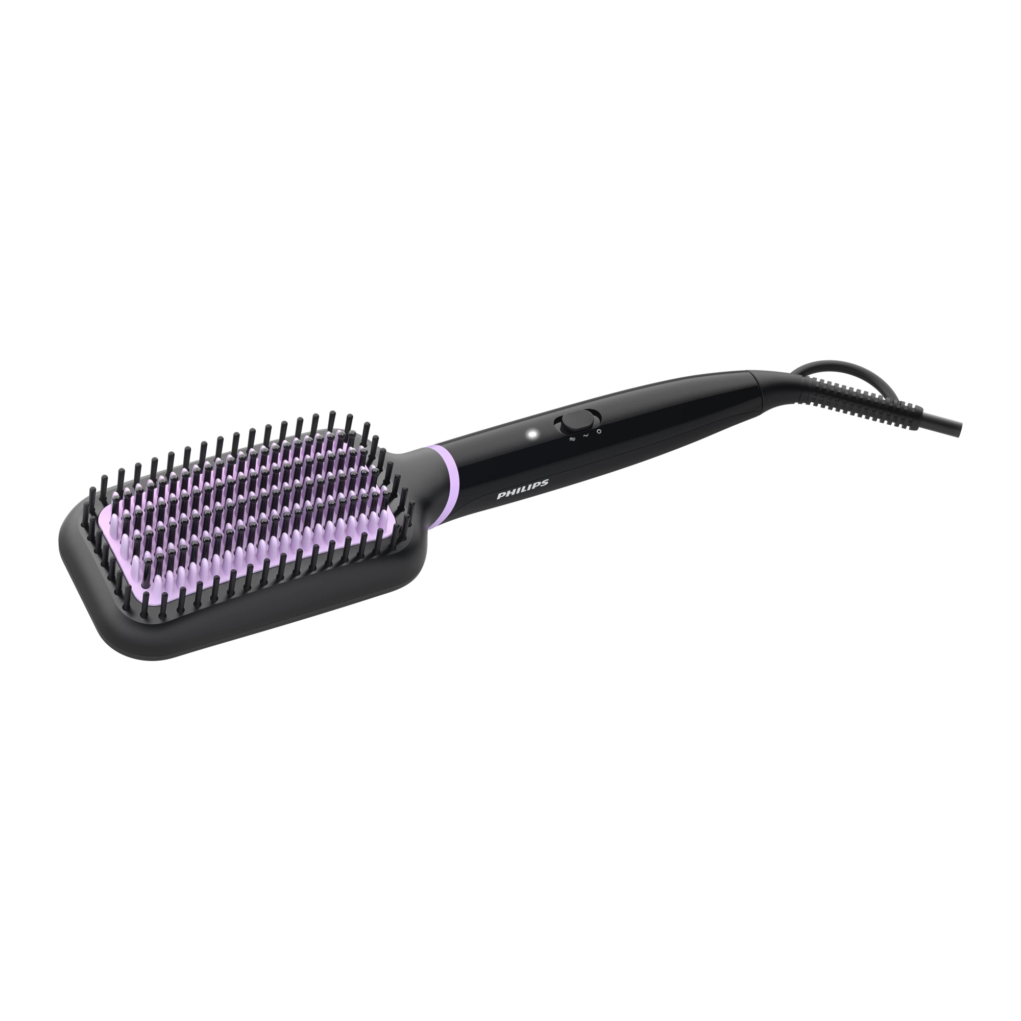 BHH880/00 StyleCare Essential Heated straightening brush, 2 temperature settings, Black