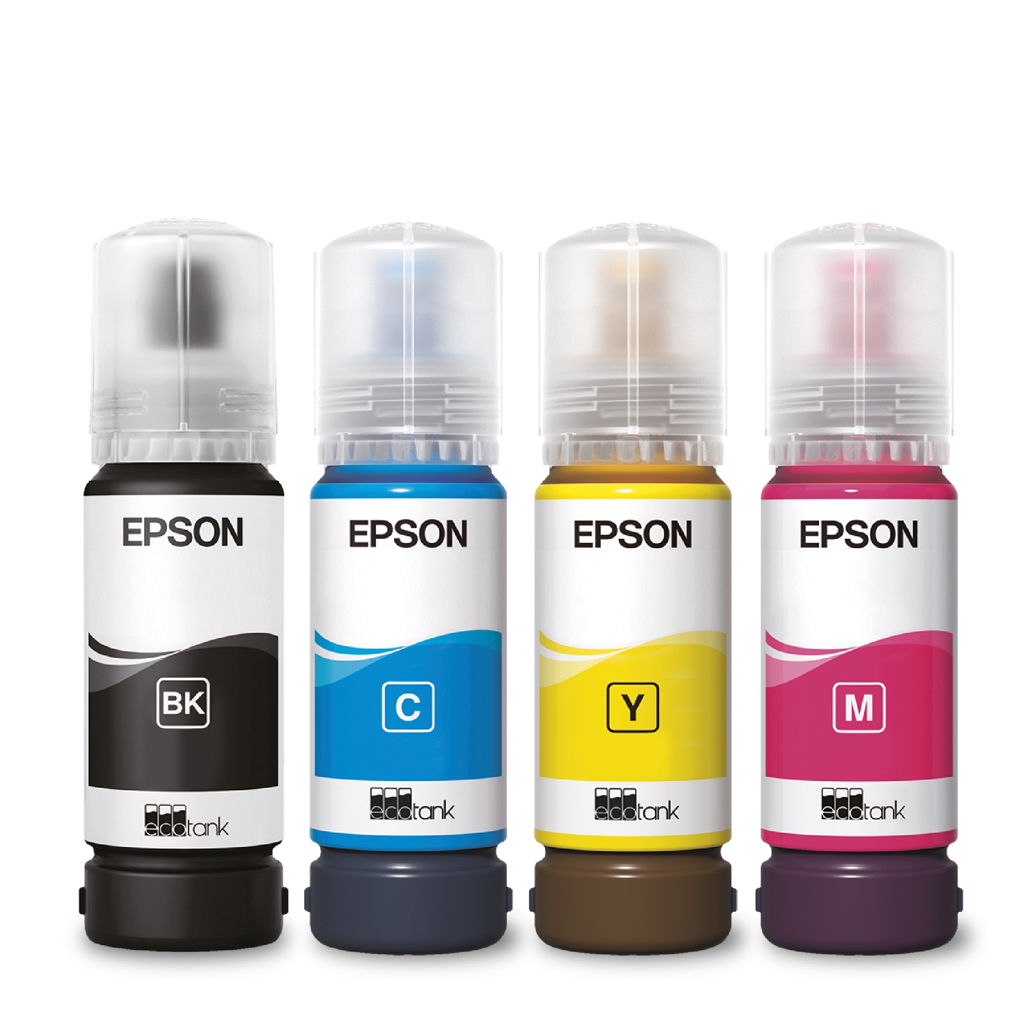 Epson Tinte 104 EcoTank C13T00P640 4er Multipack (BKMCY) bis zu 7.500 Seiten
