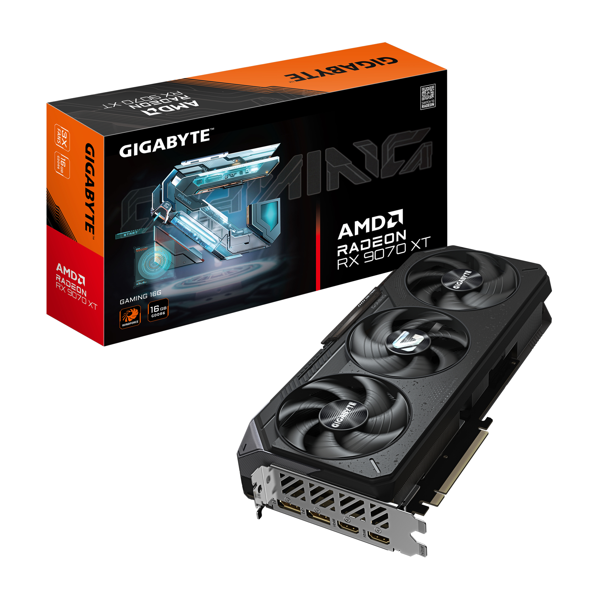 RX 9070 XT 16GB Gigabyte Gaming GDDR6